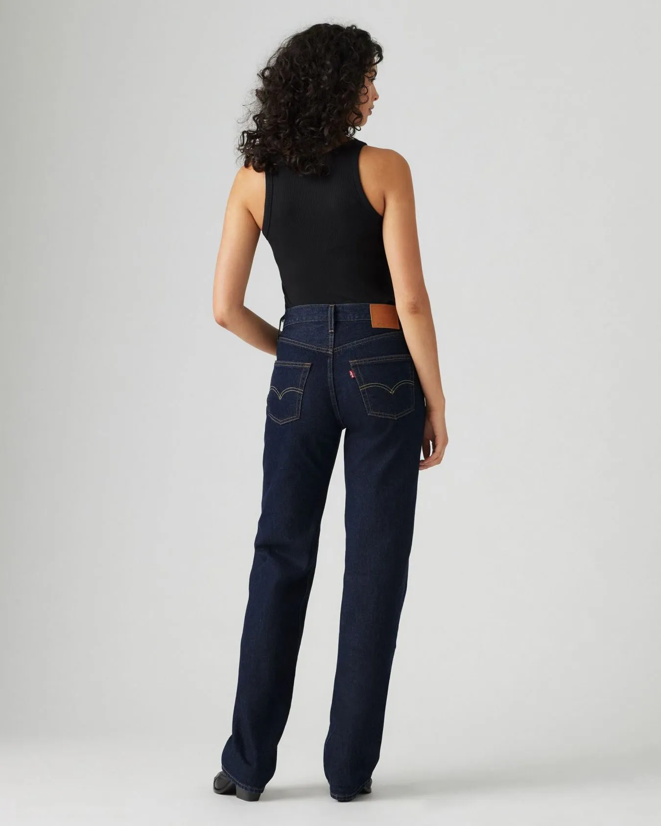 Levi's® Womens 501 90's Western Relaxed Straight Fit Jeans - Deep Breath