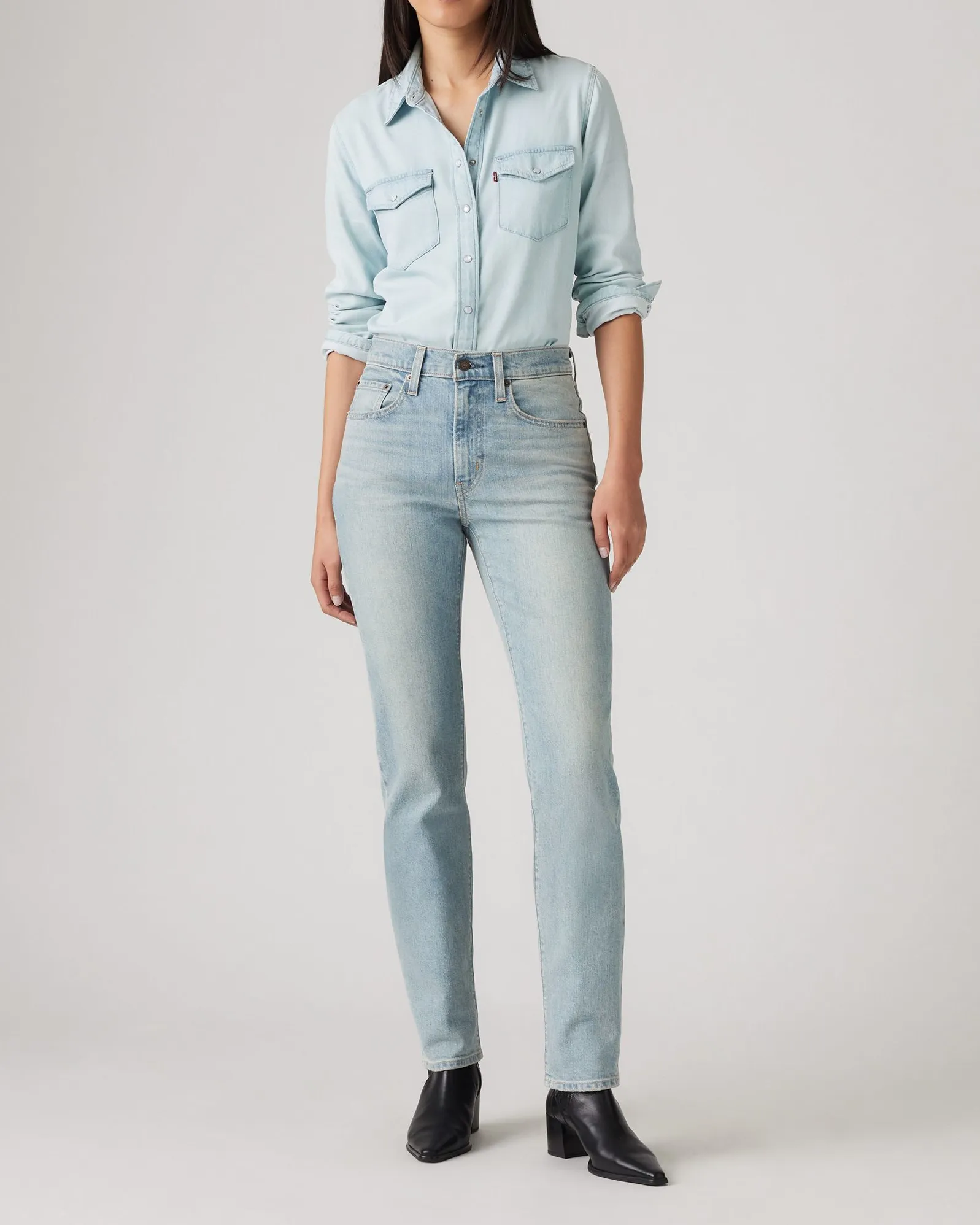 Levi's® Womens 724 High Rise Straight Leg Jeans - Headwinds Ahead