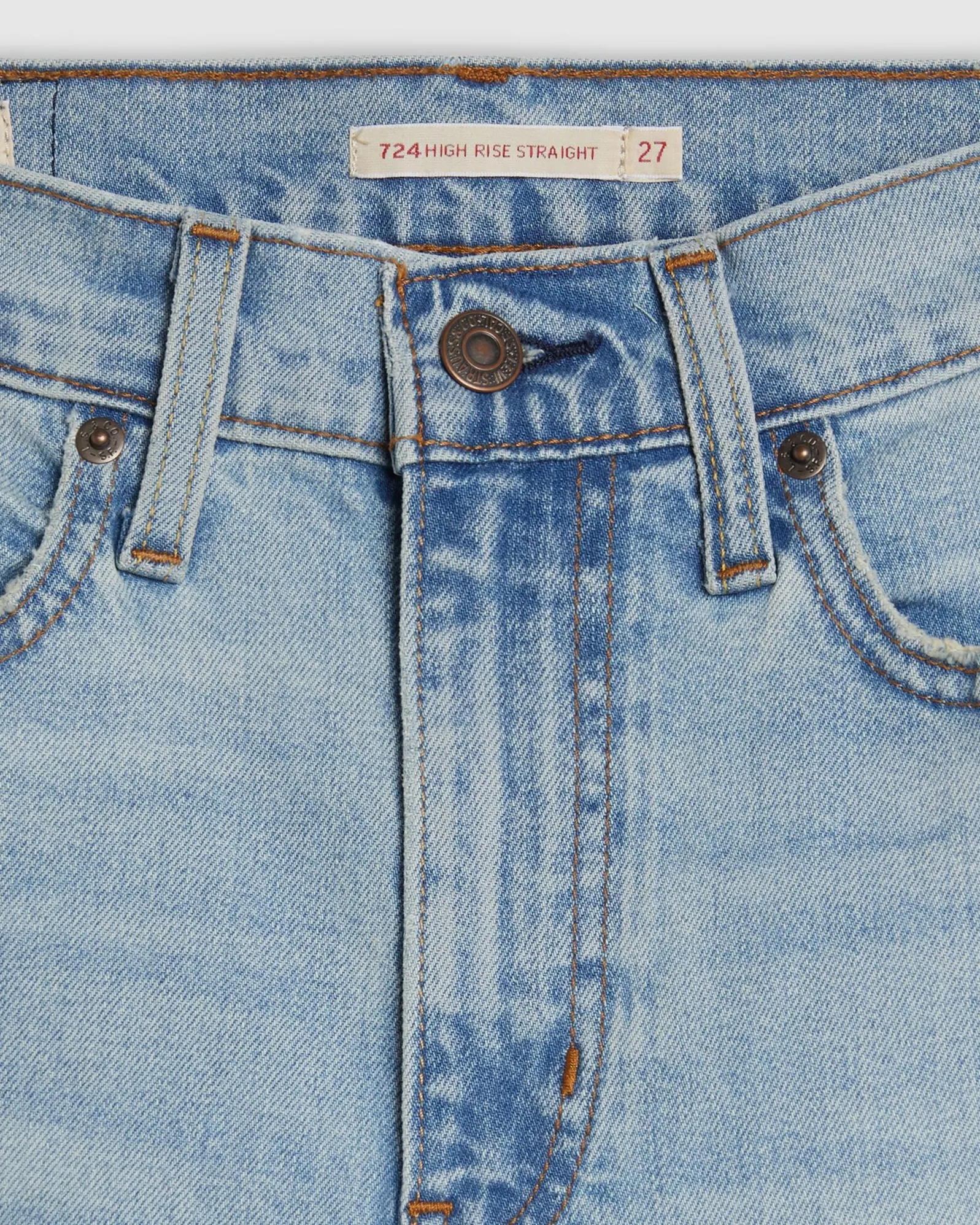 Levi's® Womens 724 High Rise Straight Leg Jeans - Headwinds Ahead