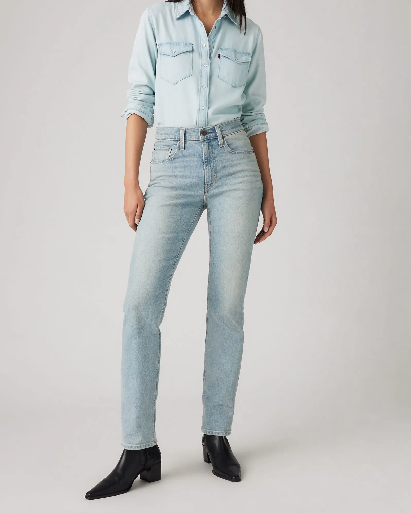 Levi's® Womens 724 High Rise Straight Leg Jeans - Headwinds Ahead