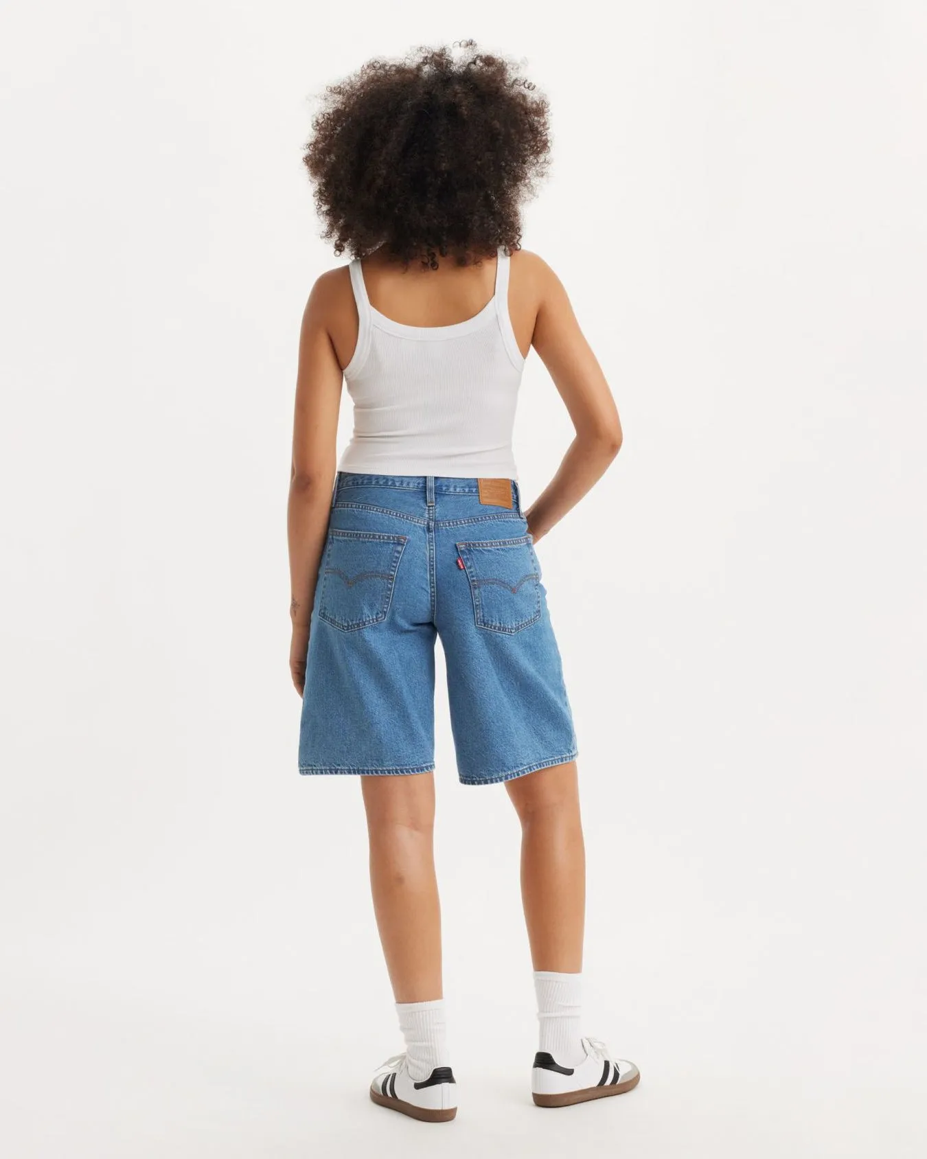 Levi's® Womens Baggy Dad Loose Fit Jorts - Foolish Love