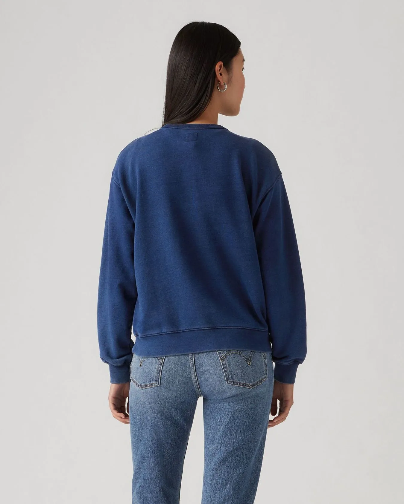 Levi's® Womens Heritage Crewneck Sweat - Medium Indigo