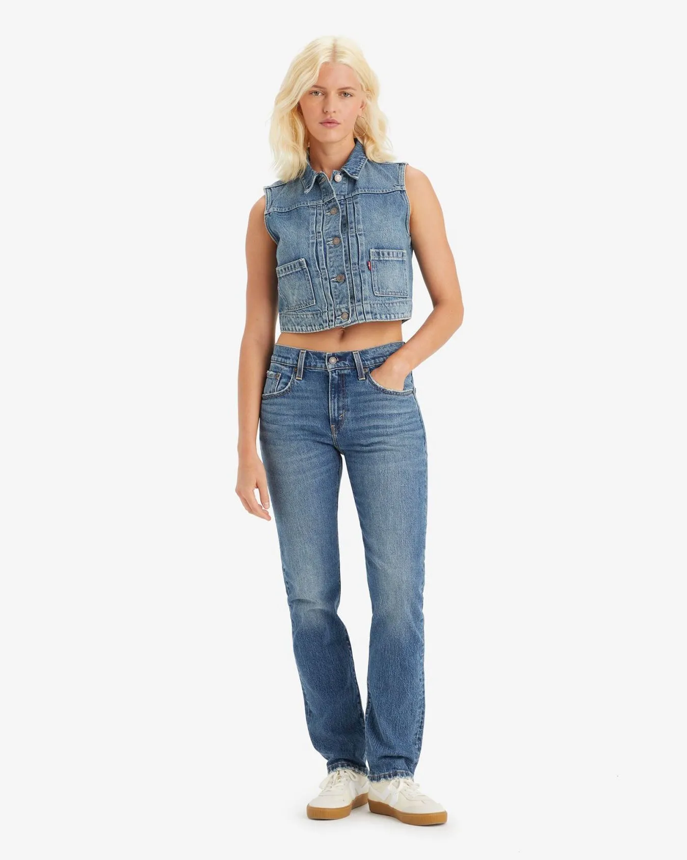 Levi's® Womens Middy Straight Jeans - On Trend