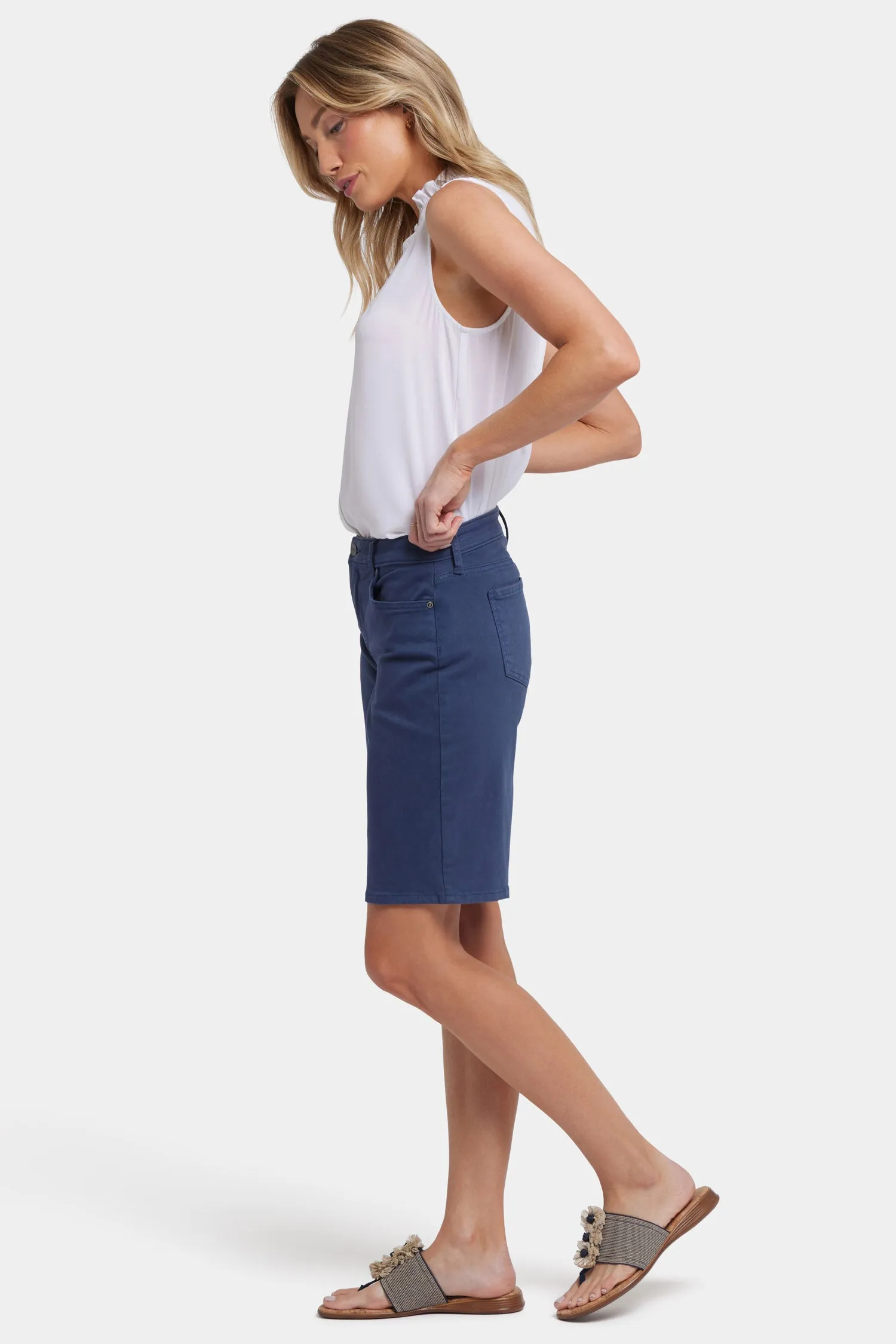 Lilly Denim Shorts - Deep Sea