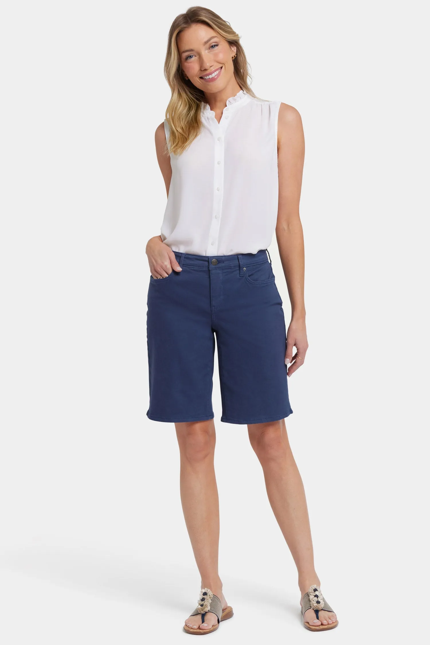 Lilly Denim Shorts - Deep Sea