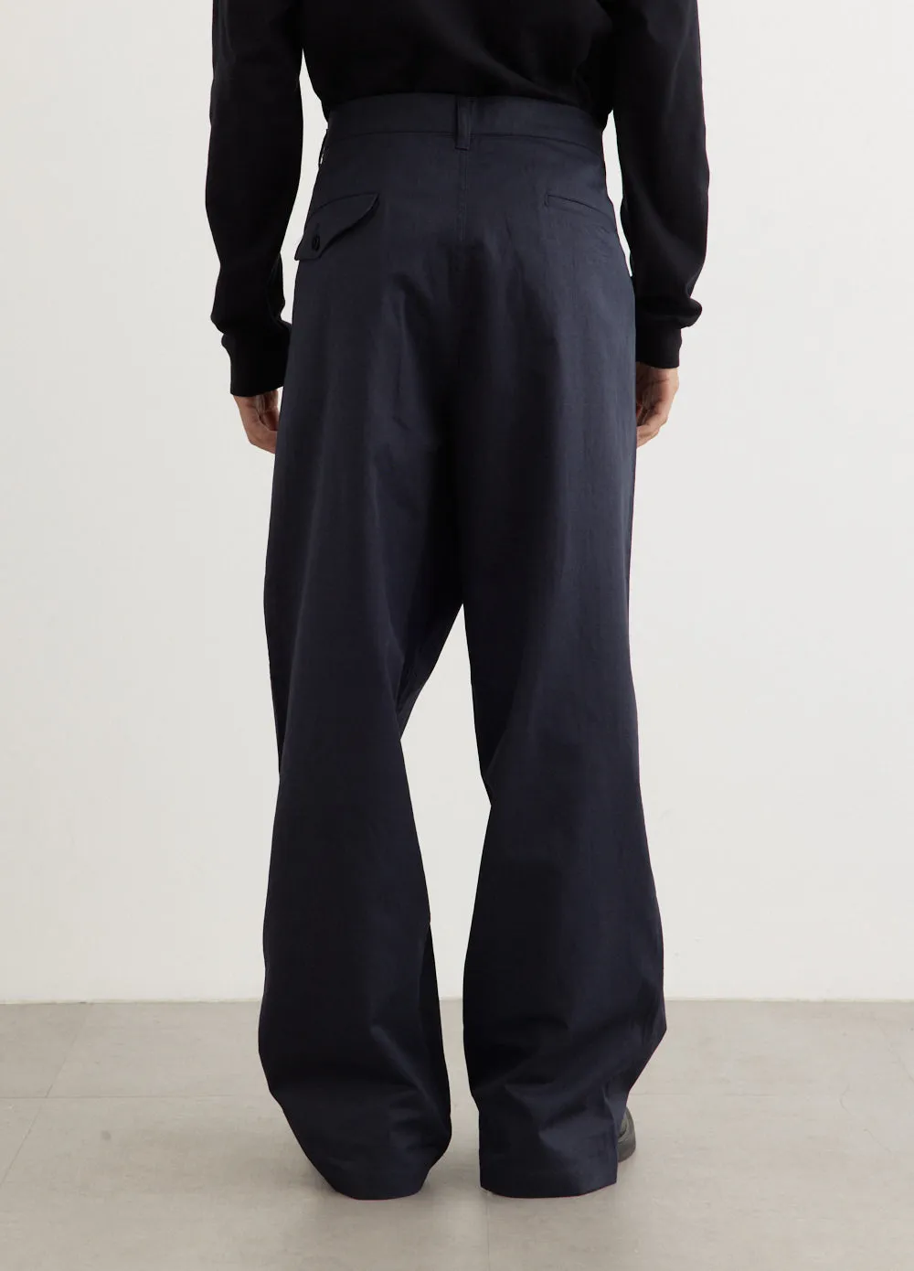 Linen Mixed Baker Pants