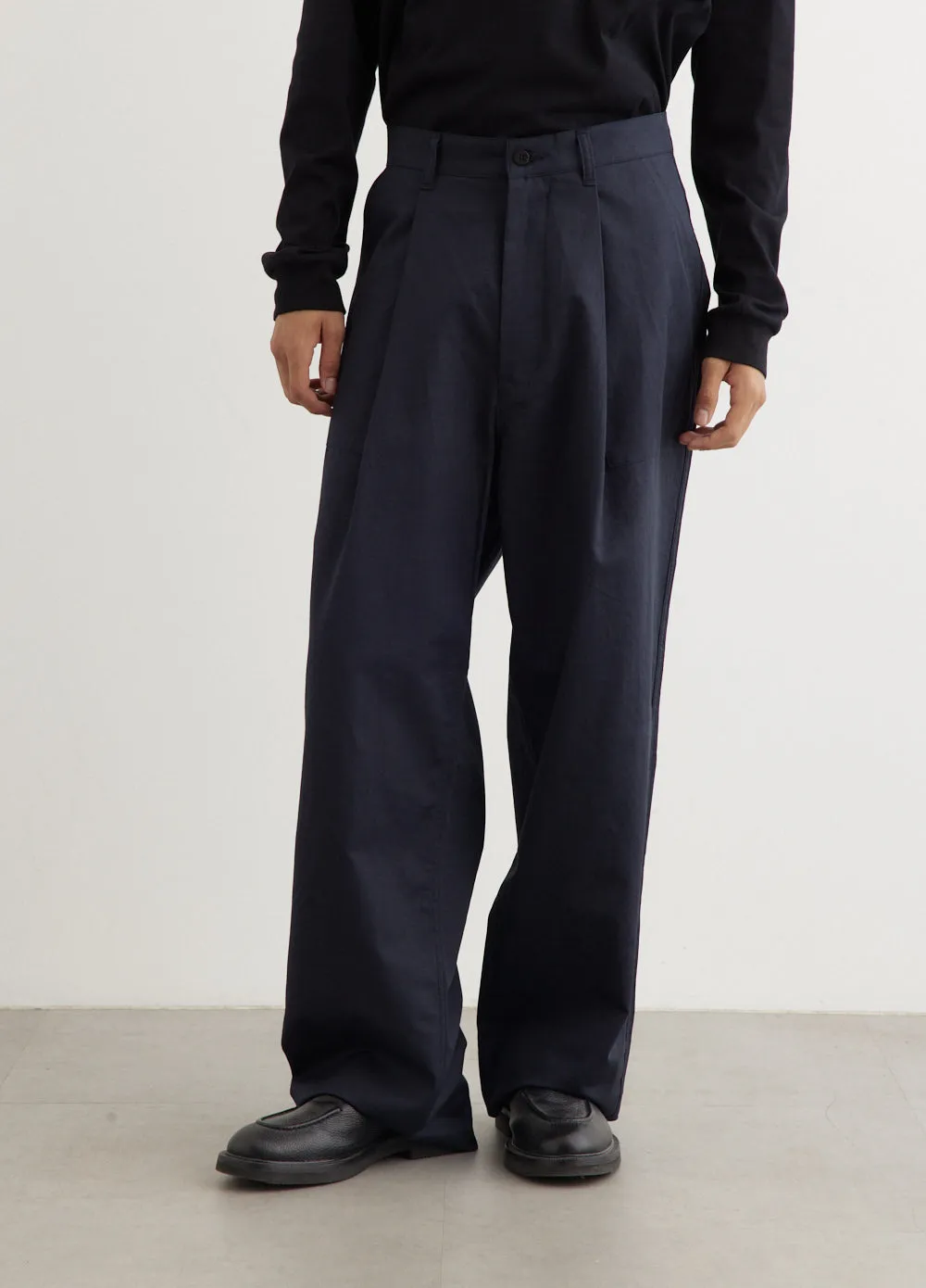 Linen Mixed Baker Pants