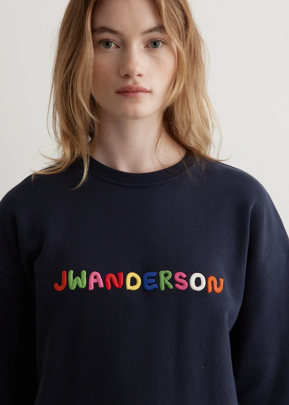 Logo Embroidery Sweatshirt