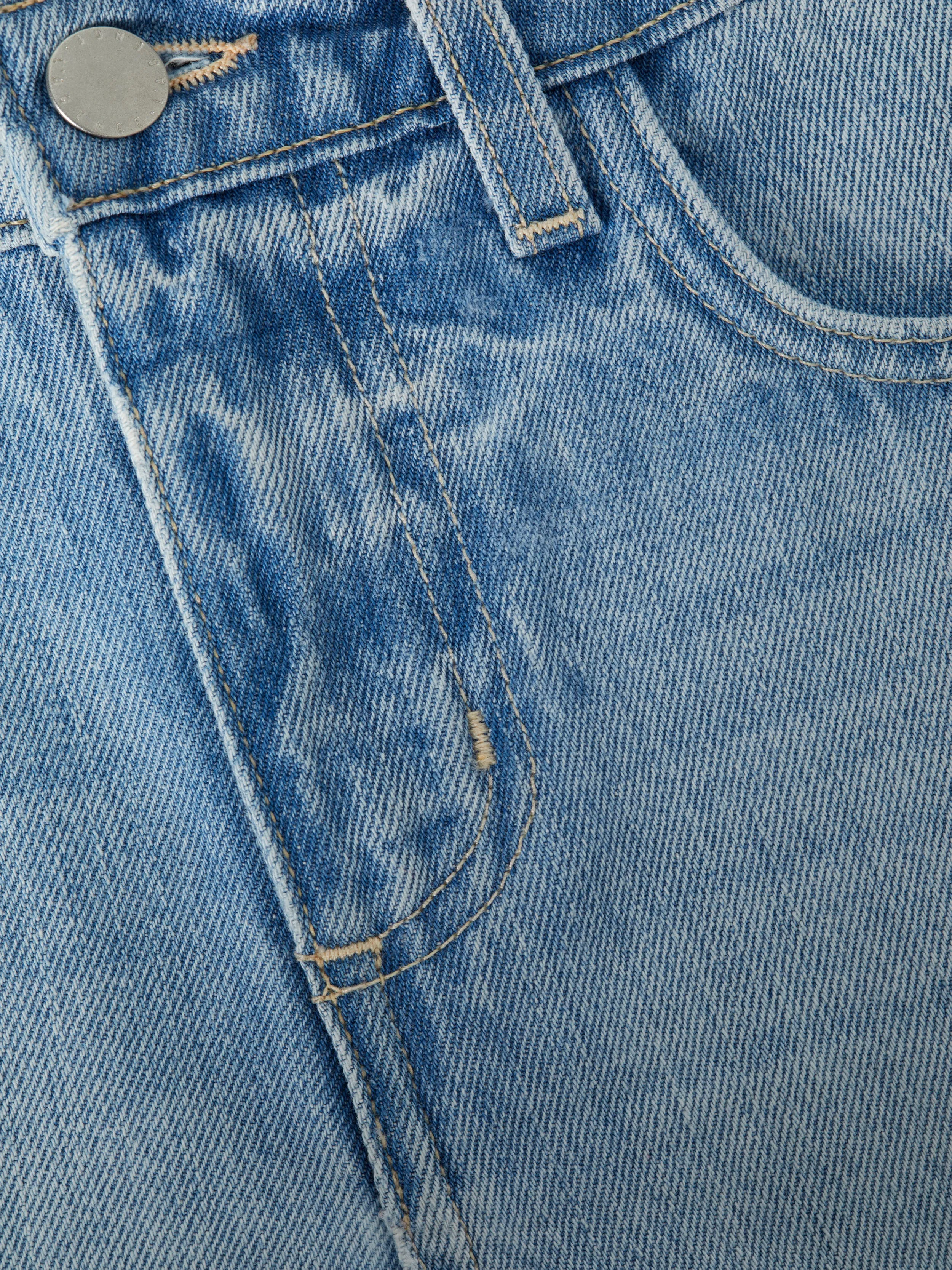 Maribel Cuffed Straight-Leg Jean