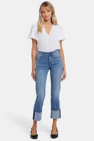 Marilyn Straight Jeans In Petite - Barcelona Breeze