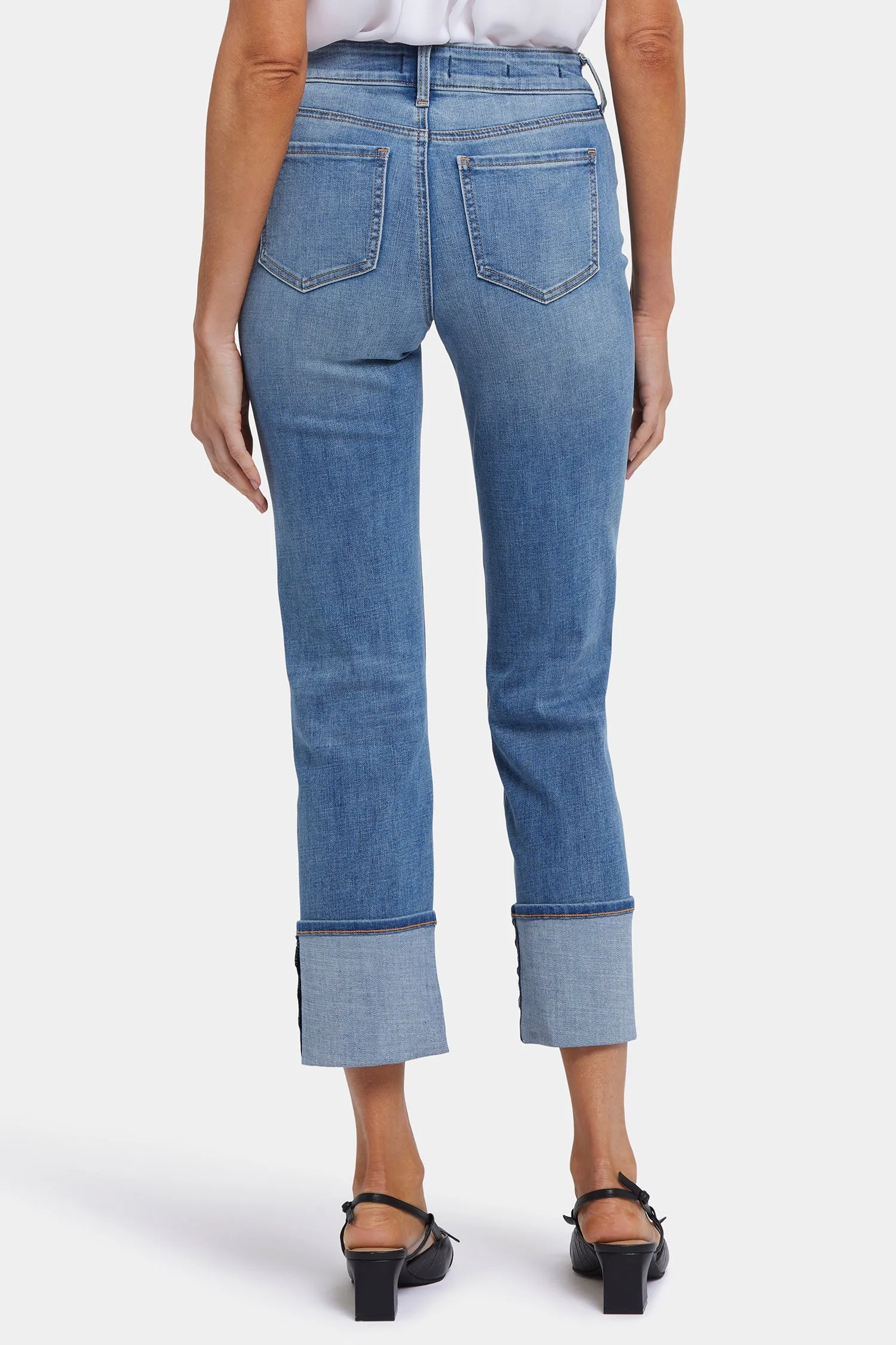 Marilyn Straight Jeans In Petite - Barcelona Breeze