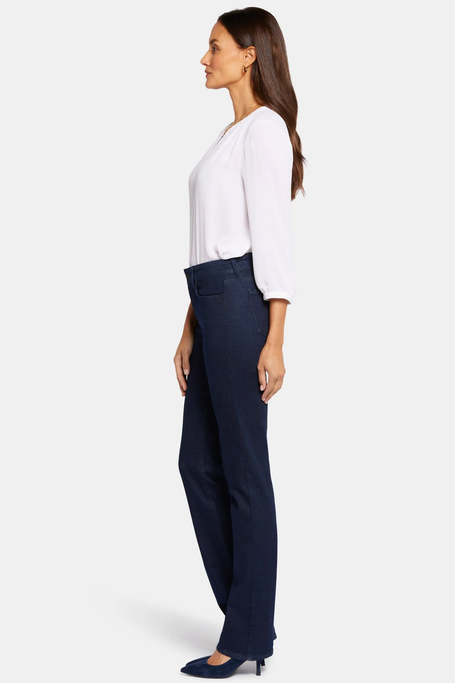 Marilyn Straight Jeans In Tall - Rinse