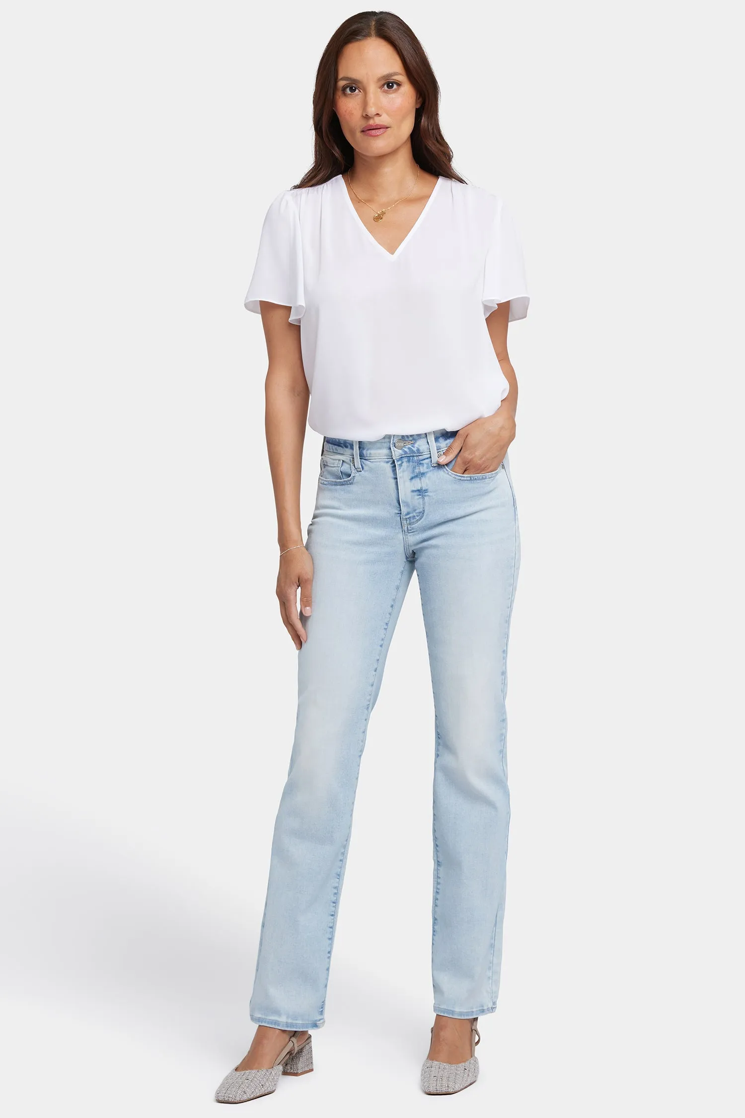 Marilyn Straight Jeans - Pamplona Ice
