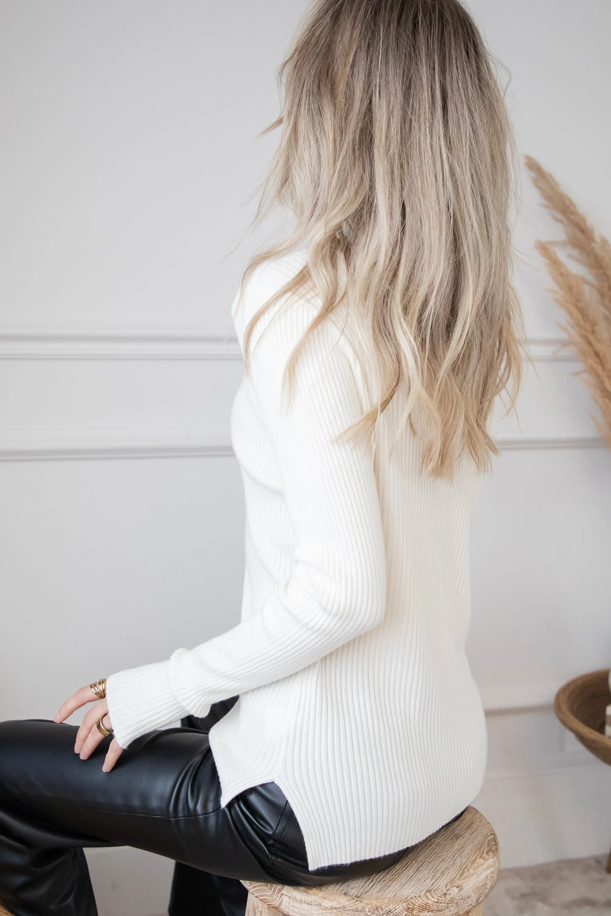 Maxime Turtle Neck Beige - Trui