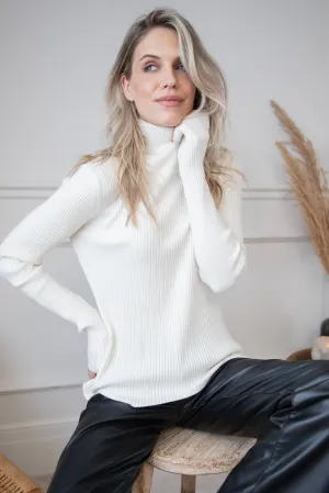 Maxime Turtle Neck Beige - Trui