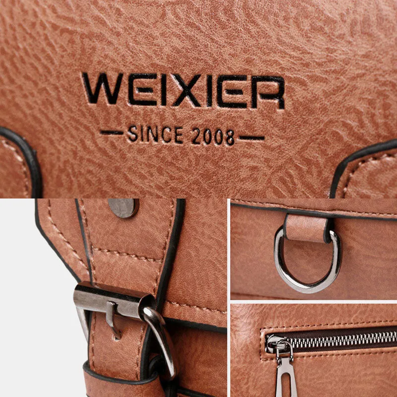 Men Classic Faux Leather Shoulder Bag Messeger Bag Handbag Small Bag