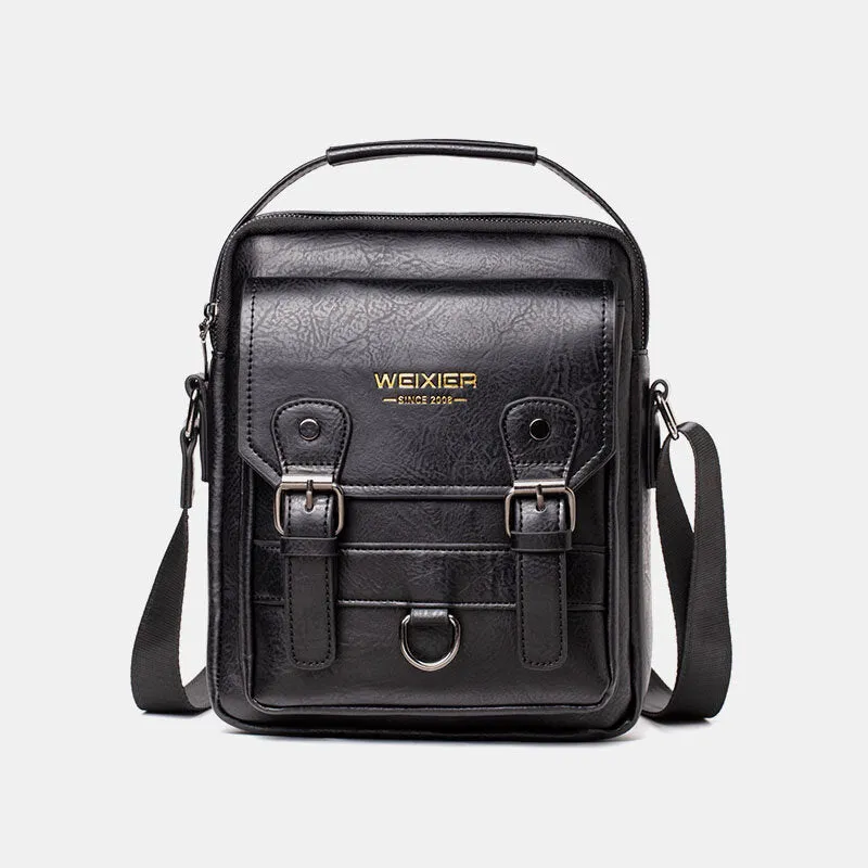 Men Classic Faux Leather Shoulder Bag Messeger Bag Handbag Small Bag