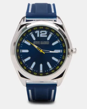 MEN'S SILICONE WATCH BLUE/WHITE