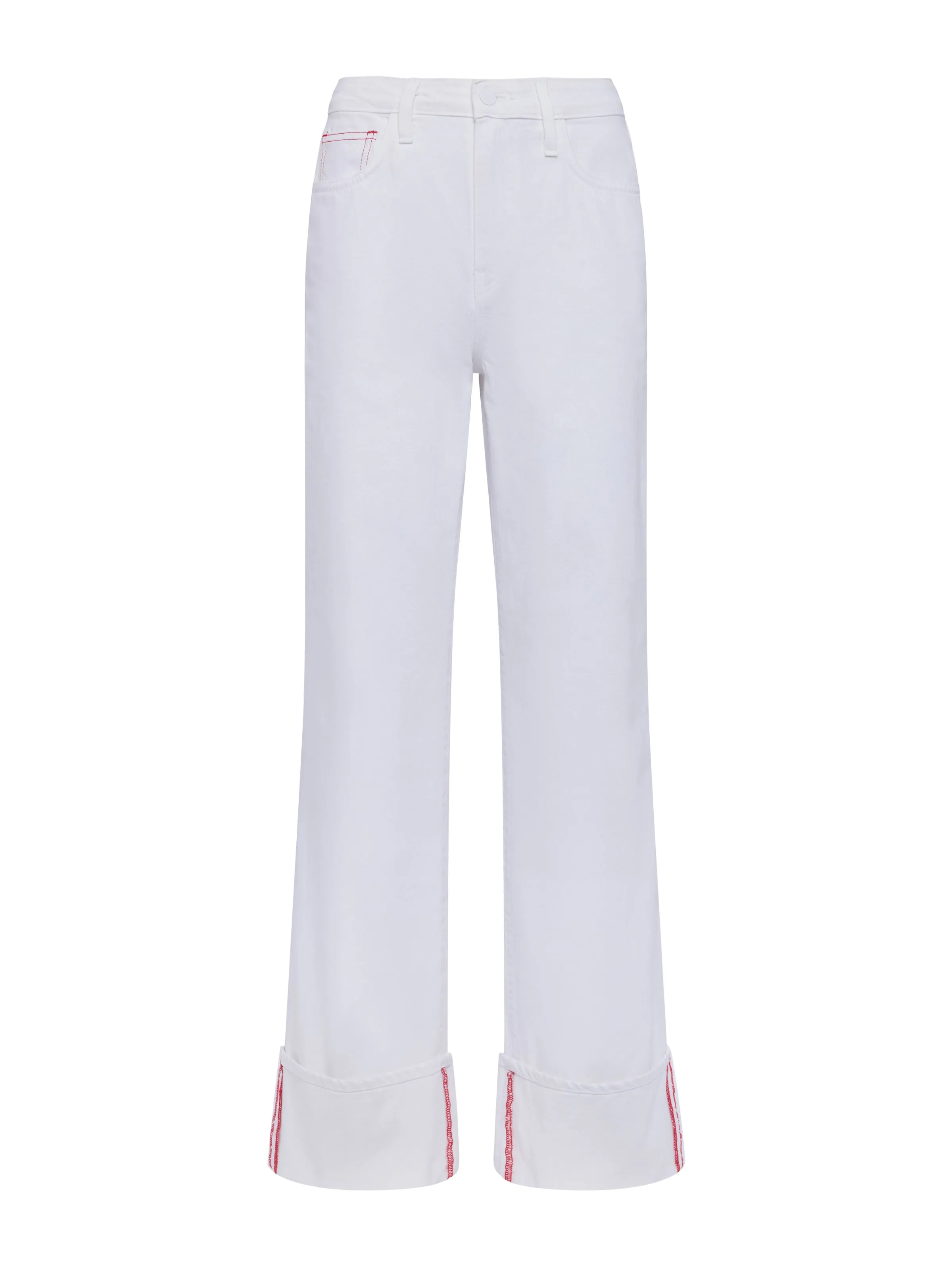 Miley Cuffed Wide-Leg Jean