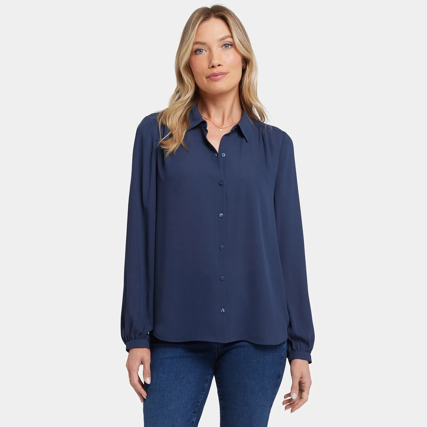 Modern Blouse - Oxford Navy