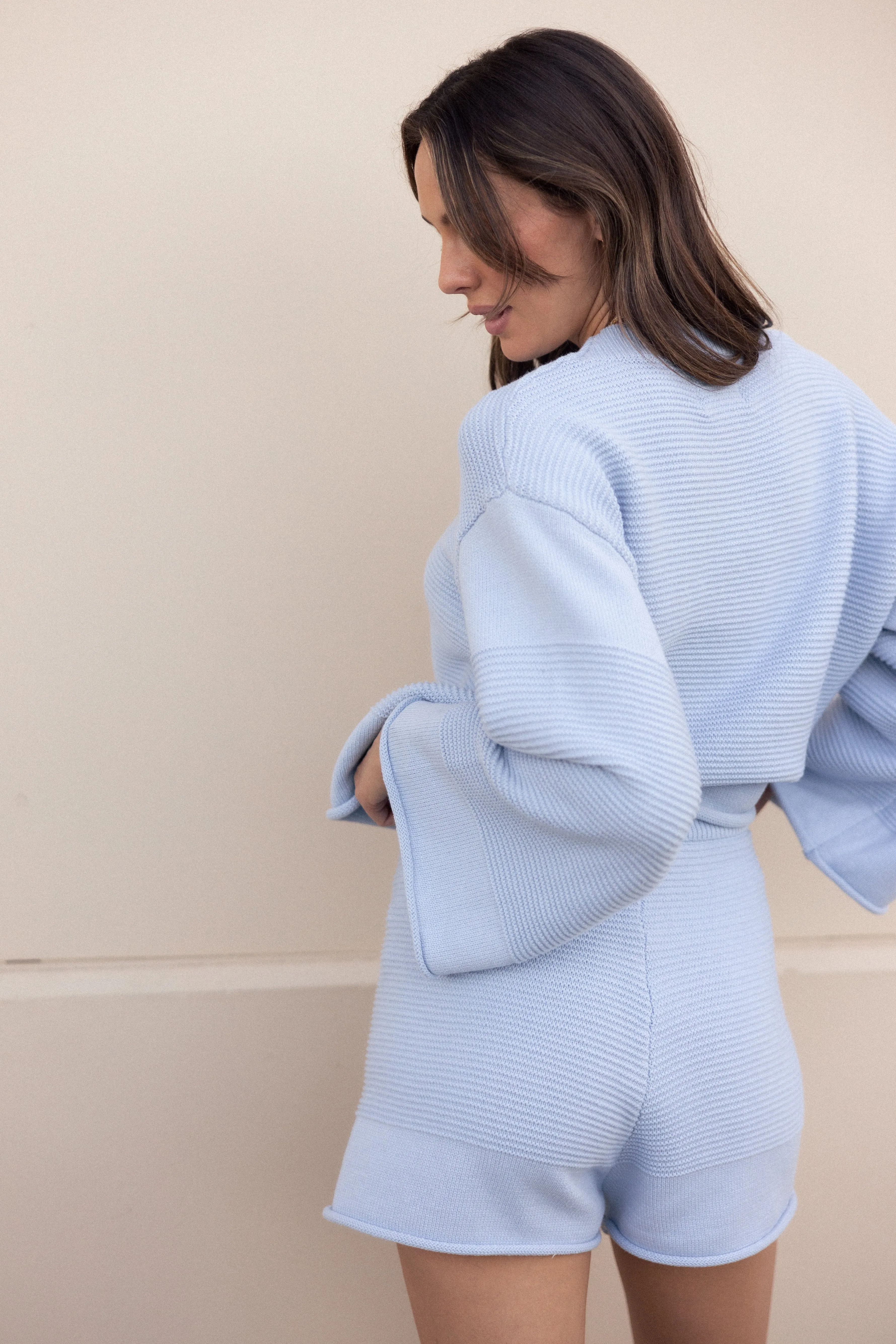 Myna Knit Sweater - Blue