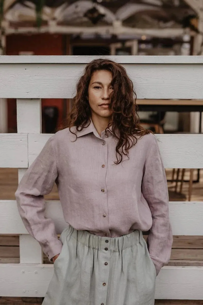 Nordkapp Women's Classic Linen Shirt | Multiple Colours