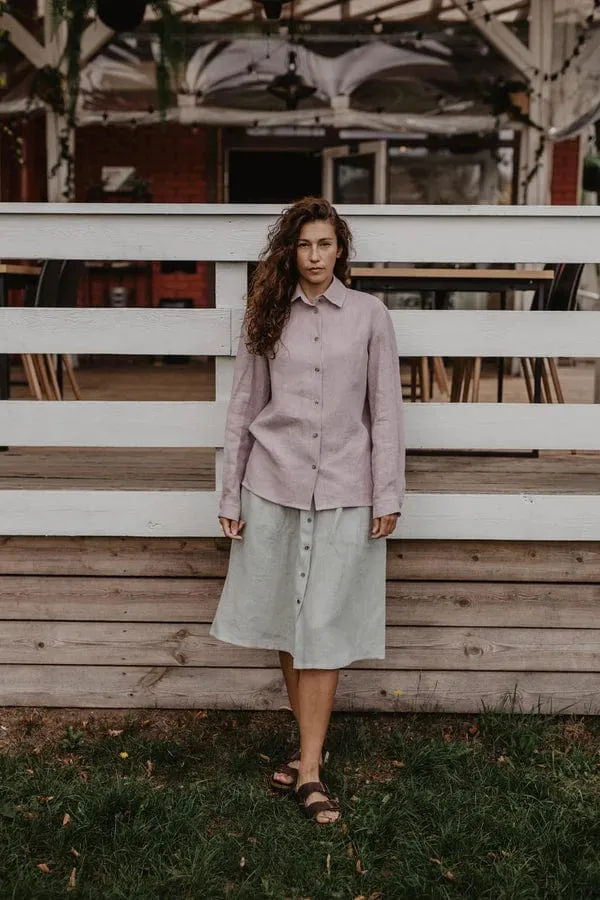 Nordkapp Women's Classic Linen Shirt | Multiple Colours