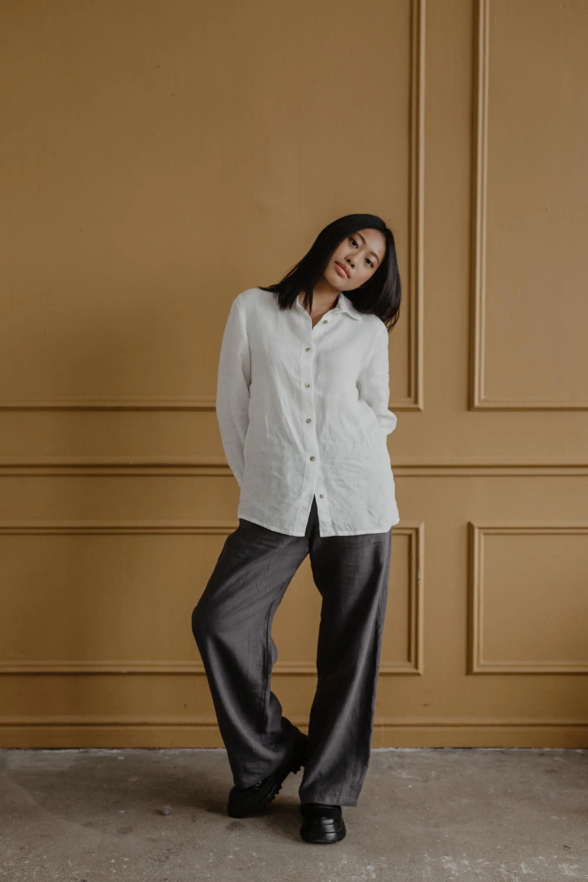 Nordkapp Women's Classic Linen Shirt | Multiple Colours