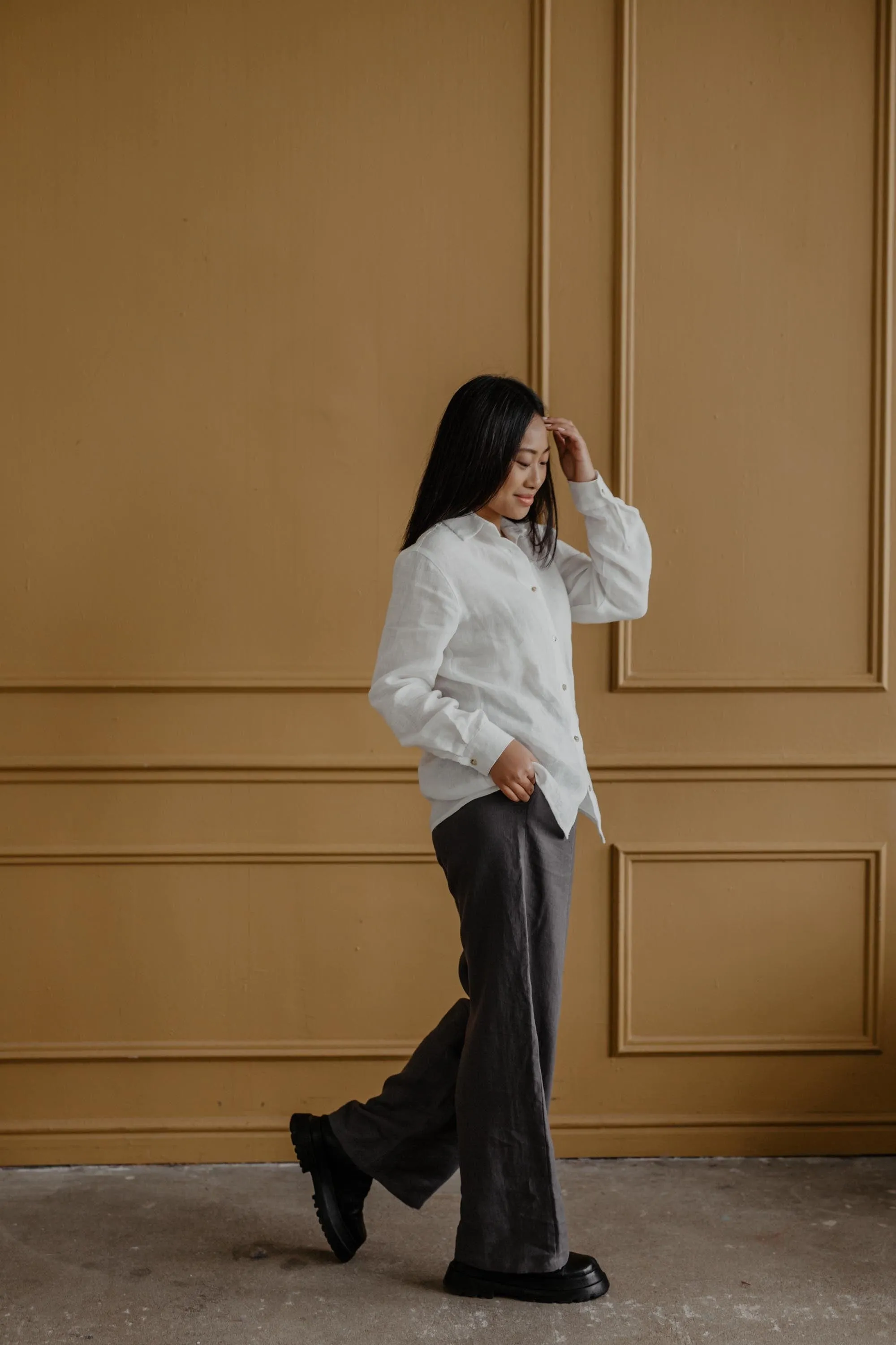 Nordkapp Women's Classic Linen Shirt | Multiple Colours