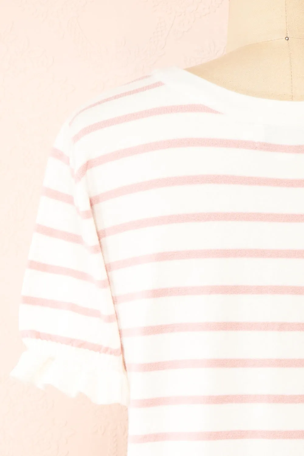 Oklahoma | Striped Cardigan w/ Short Sleeves