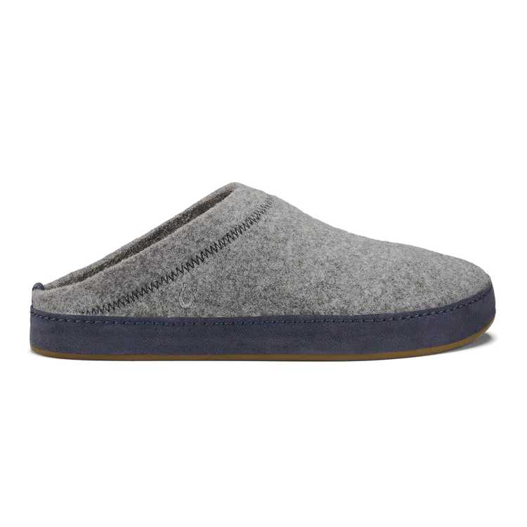Olukai Men's Hāmani Hulu Wool Mule Slipper