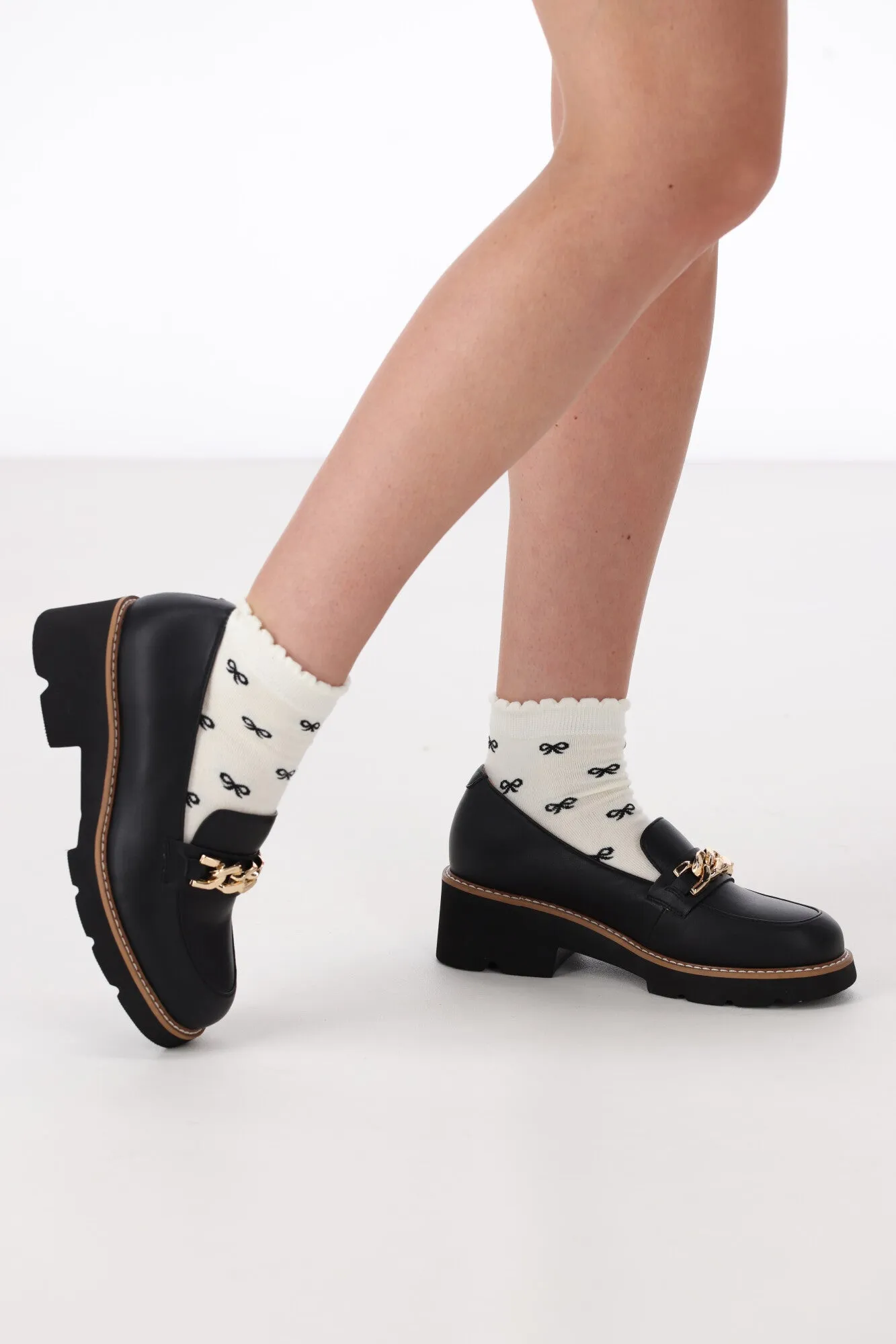 One Trick Pony Nation Leather Loafer Black