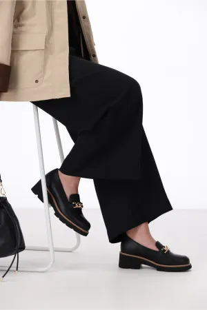 One Trick Pony Nation Leather Loafer Black
