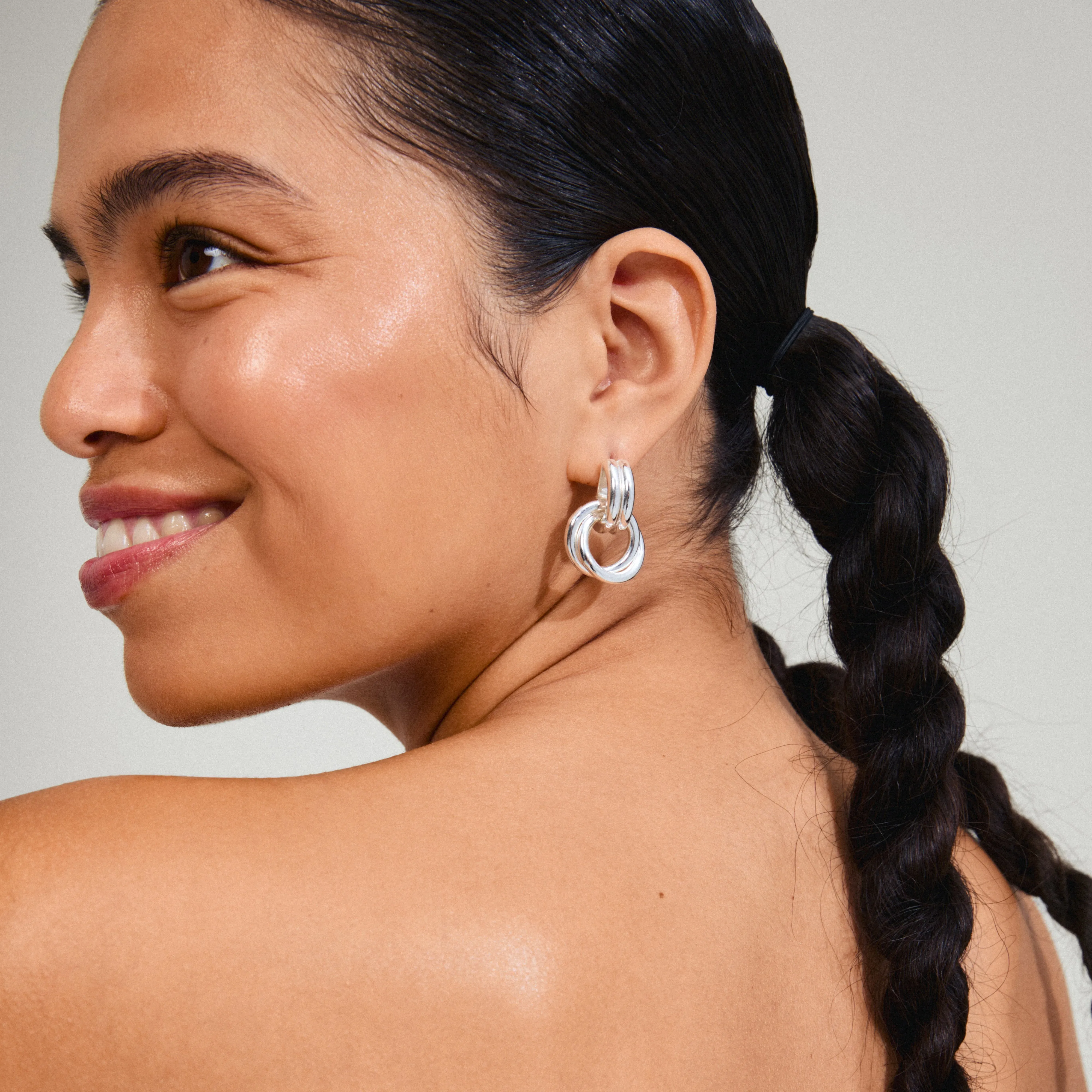 Pilgrim Agni Earrings Sliver Plated