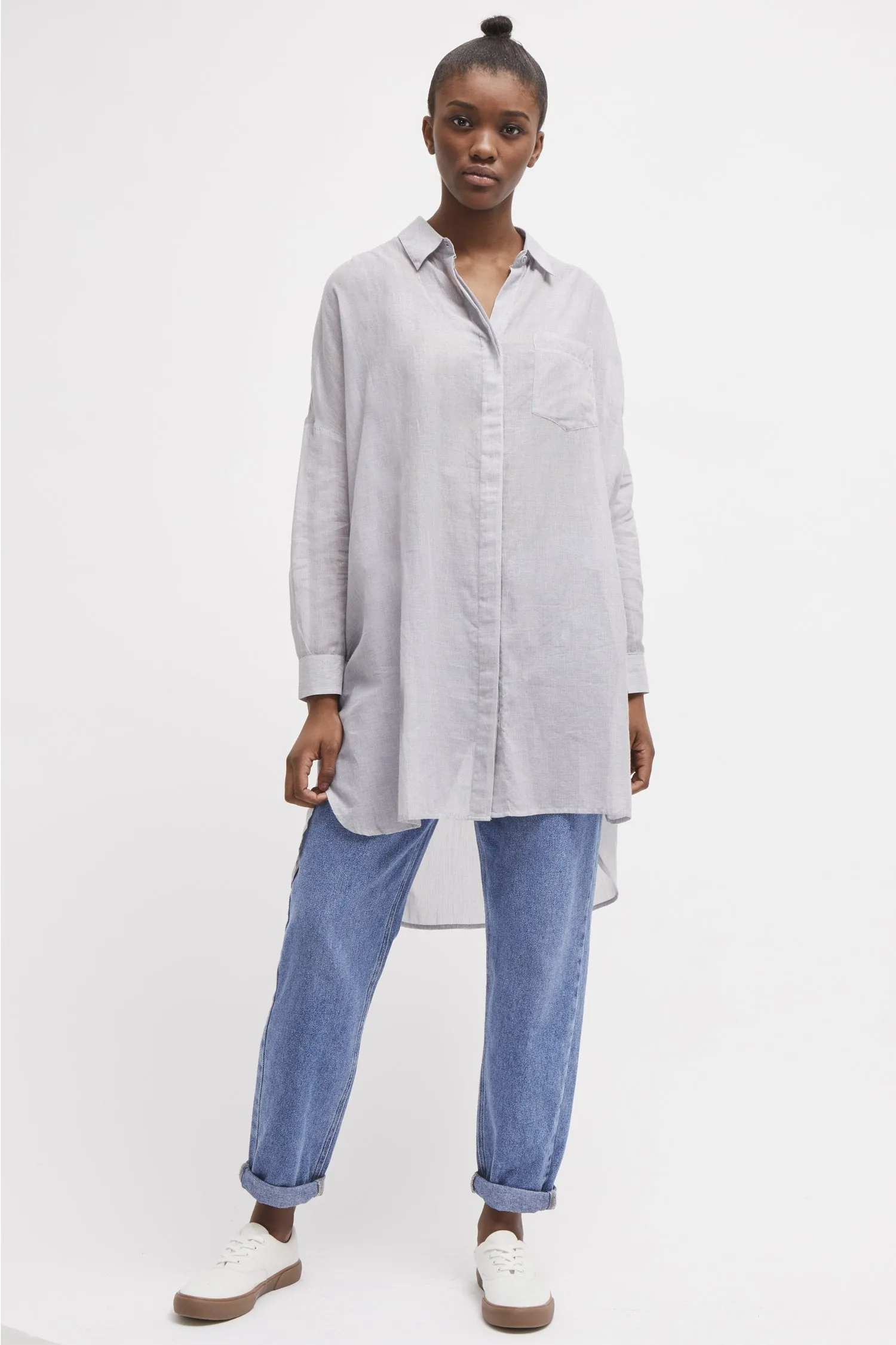 Pruet Lawn Thin Stripe Shirt