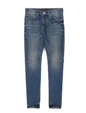 Purple Mens Mechanic Vintage Slim Fit Jeans "DK Indigo"