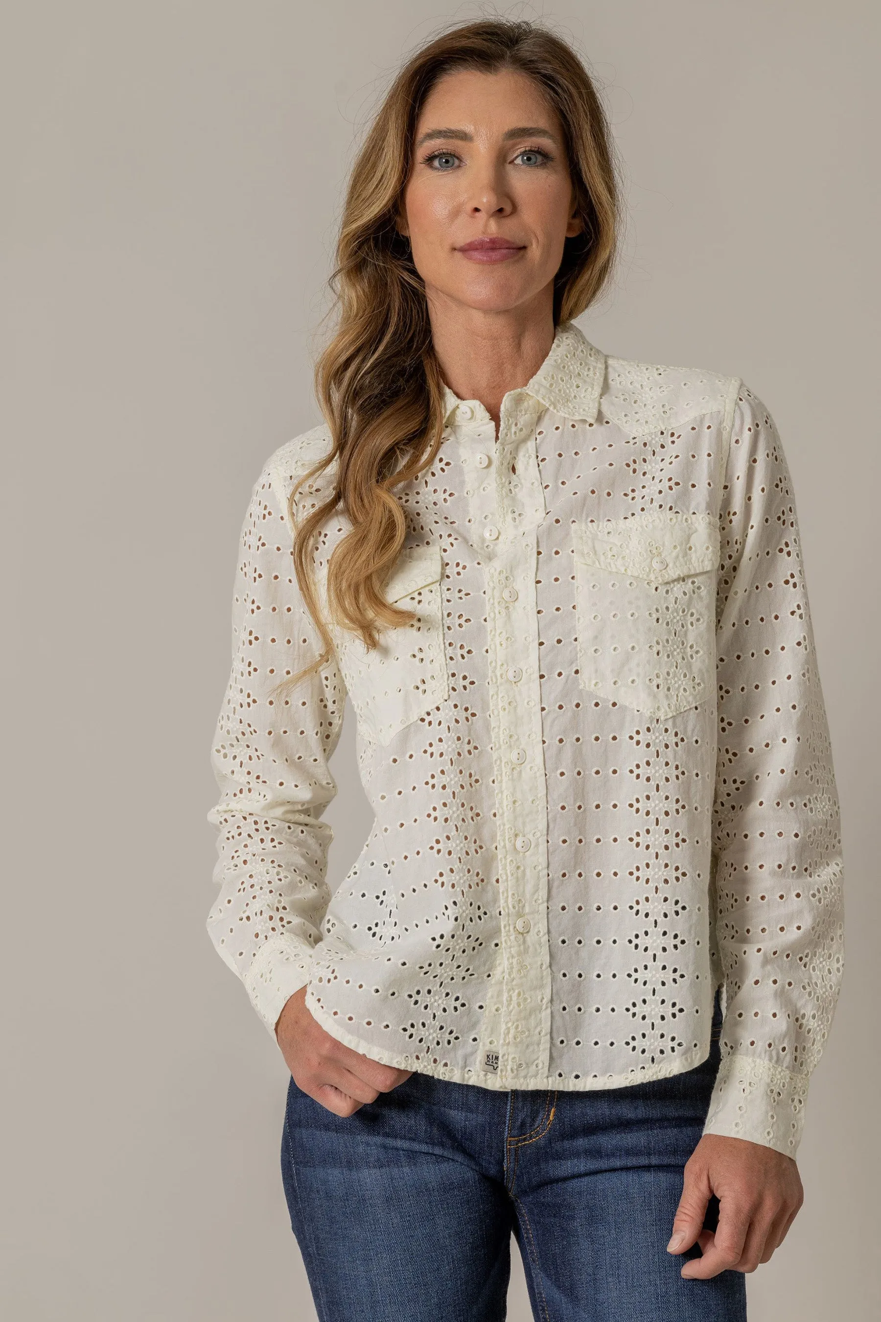 Rachel Eyelet Blouse