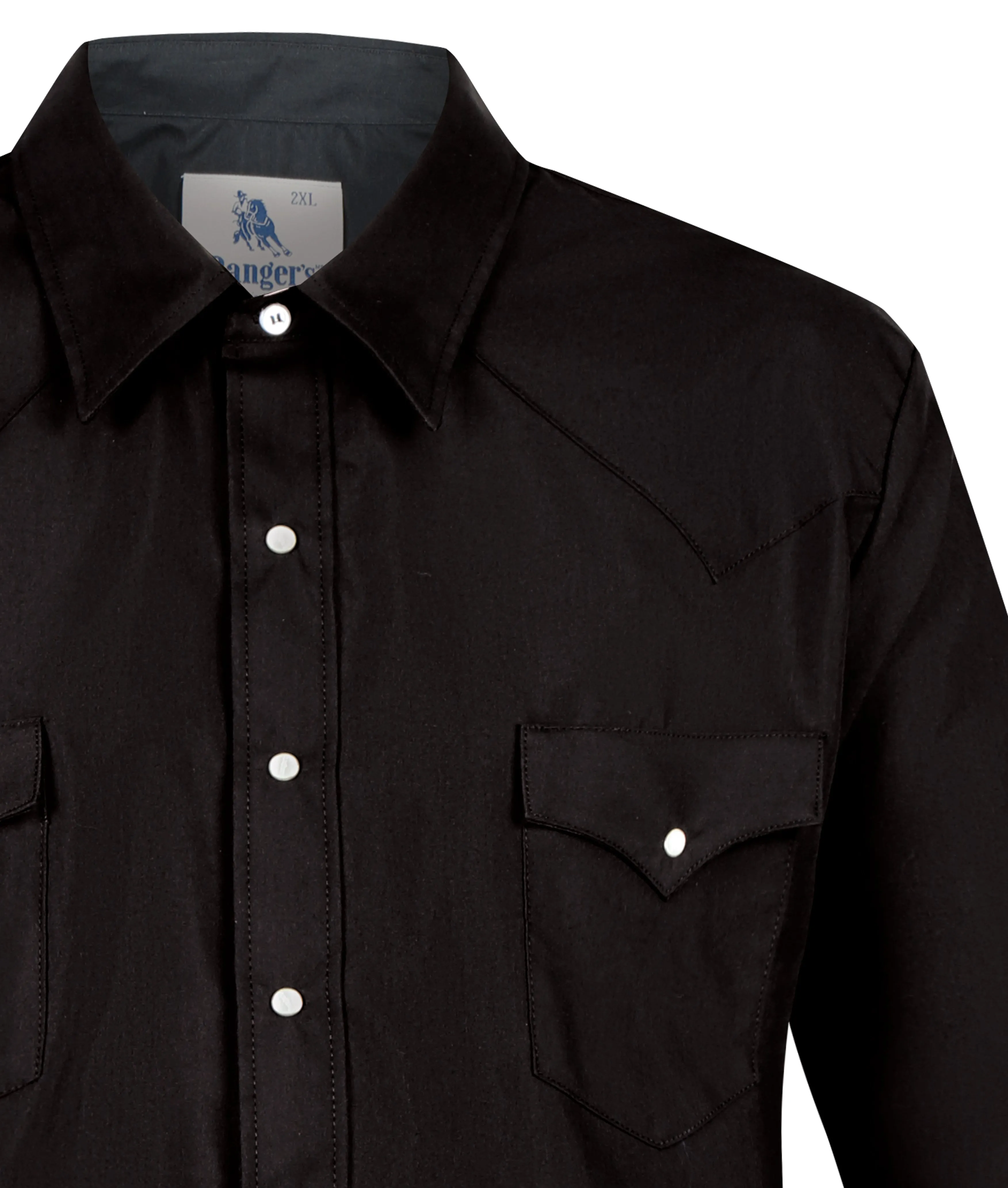 Rangers Vaq Clasica 014CA01  Western Shirt Black