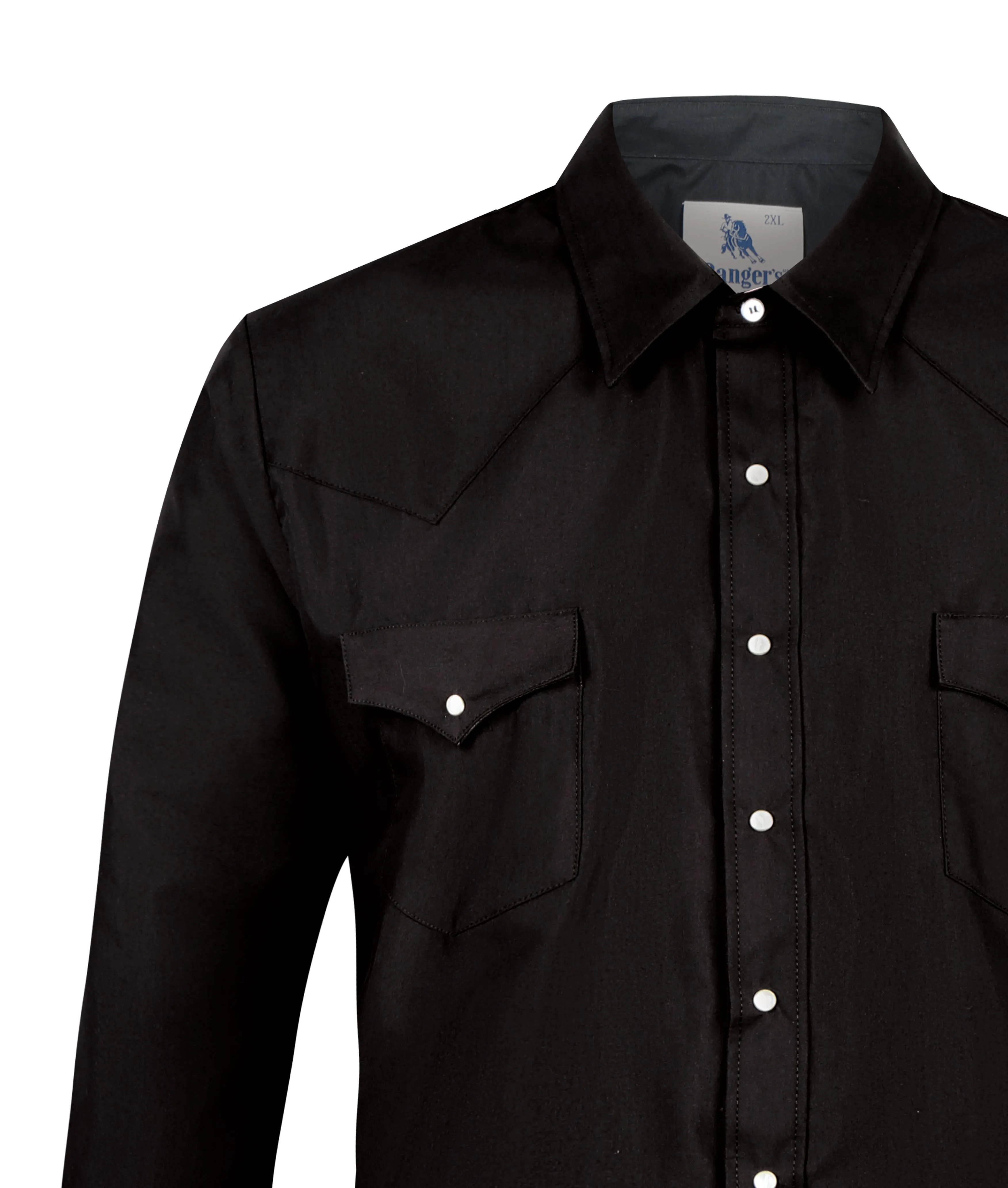 Rangers Vaq Clasica 014CA01  Western Shirt Black