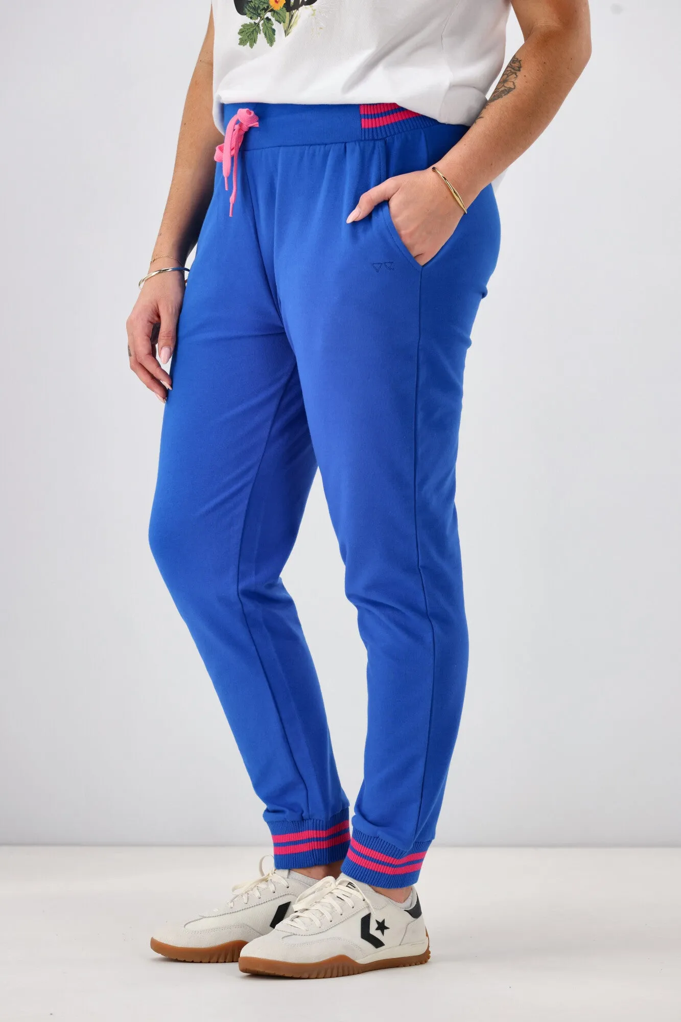 Rebel Club Keeley Track Pant Blue Pre-Order Due Late May