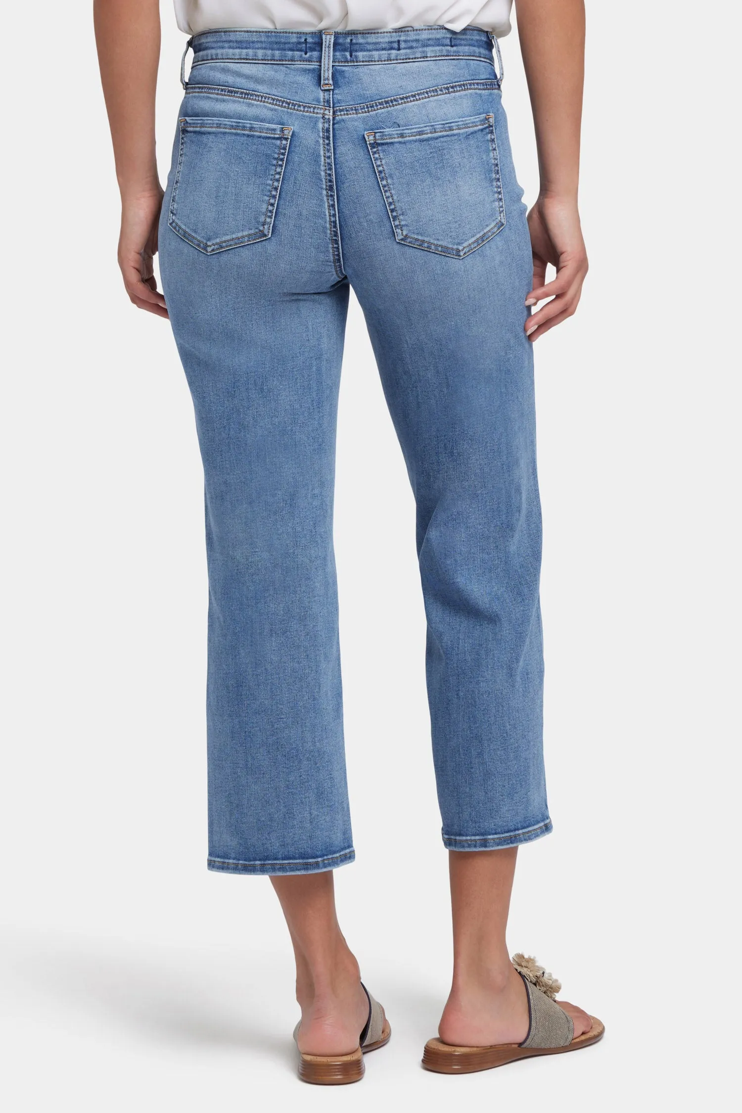Relaxed Piper Crop Jeans - Barcelona Breeze