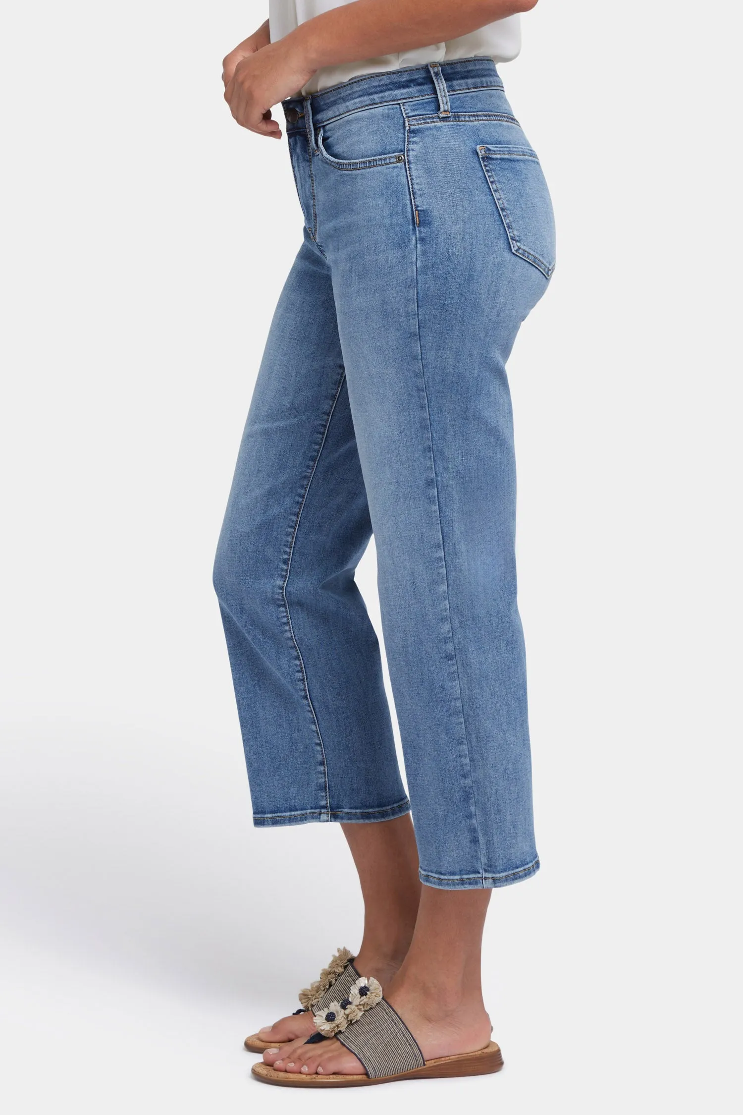 Relaxed Piper Crop Jeans - Barcelona Breeze