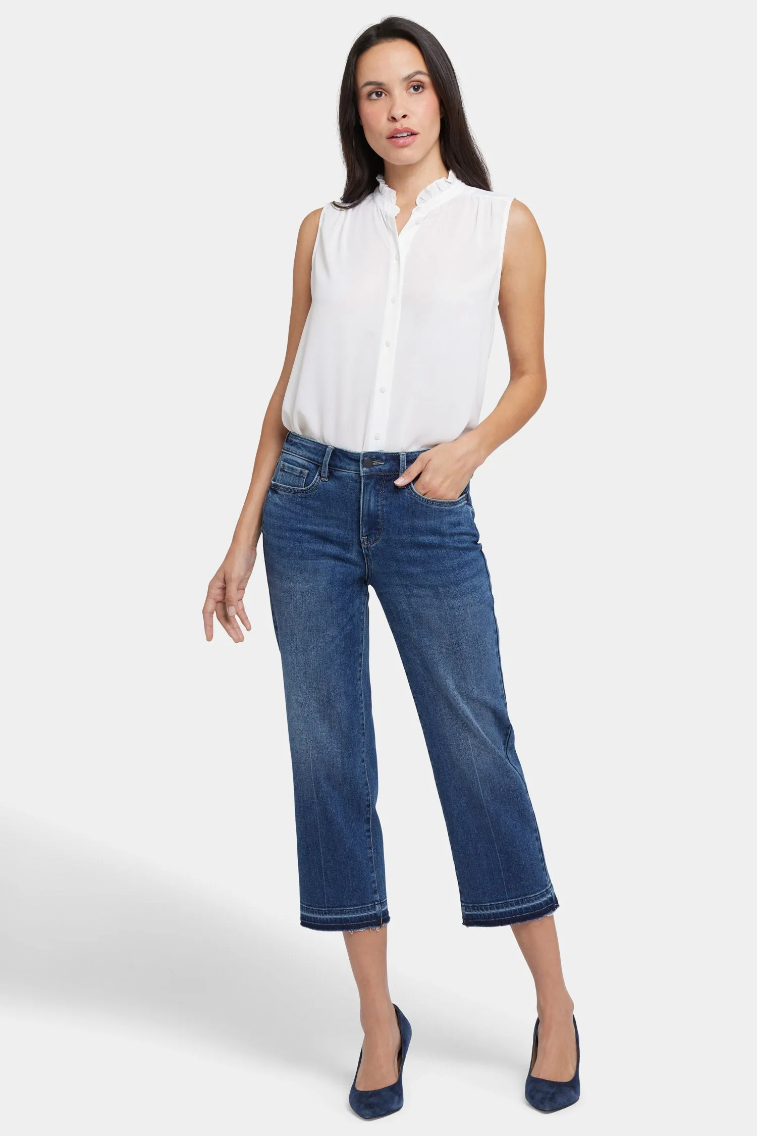 Relaxed Piper Crop Jeans - Rioja Springs