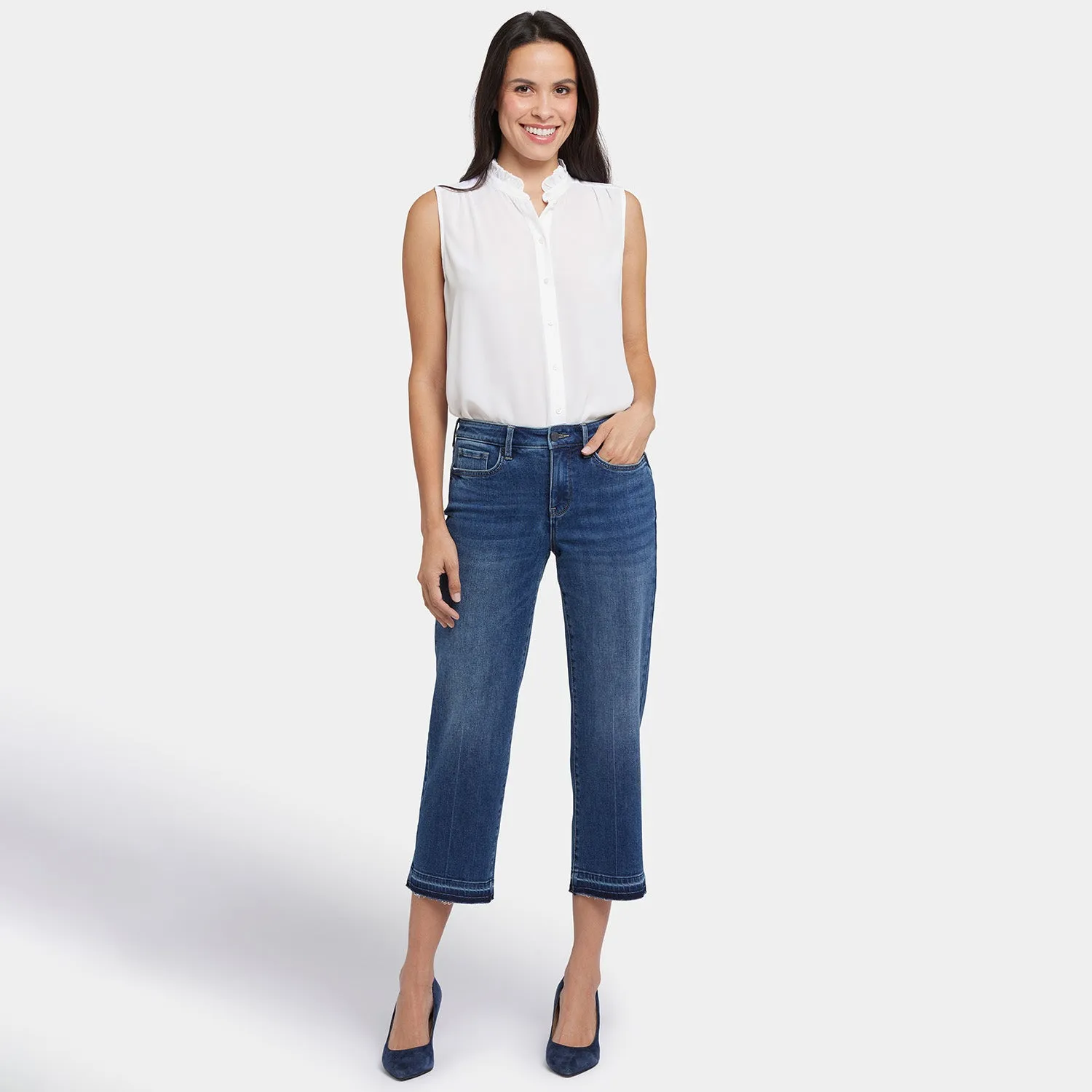Relaxed Piper Crop Jeans - Rioja Springs