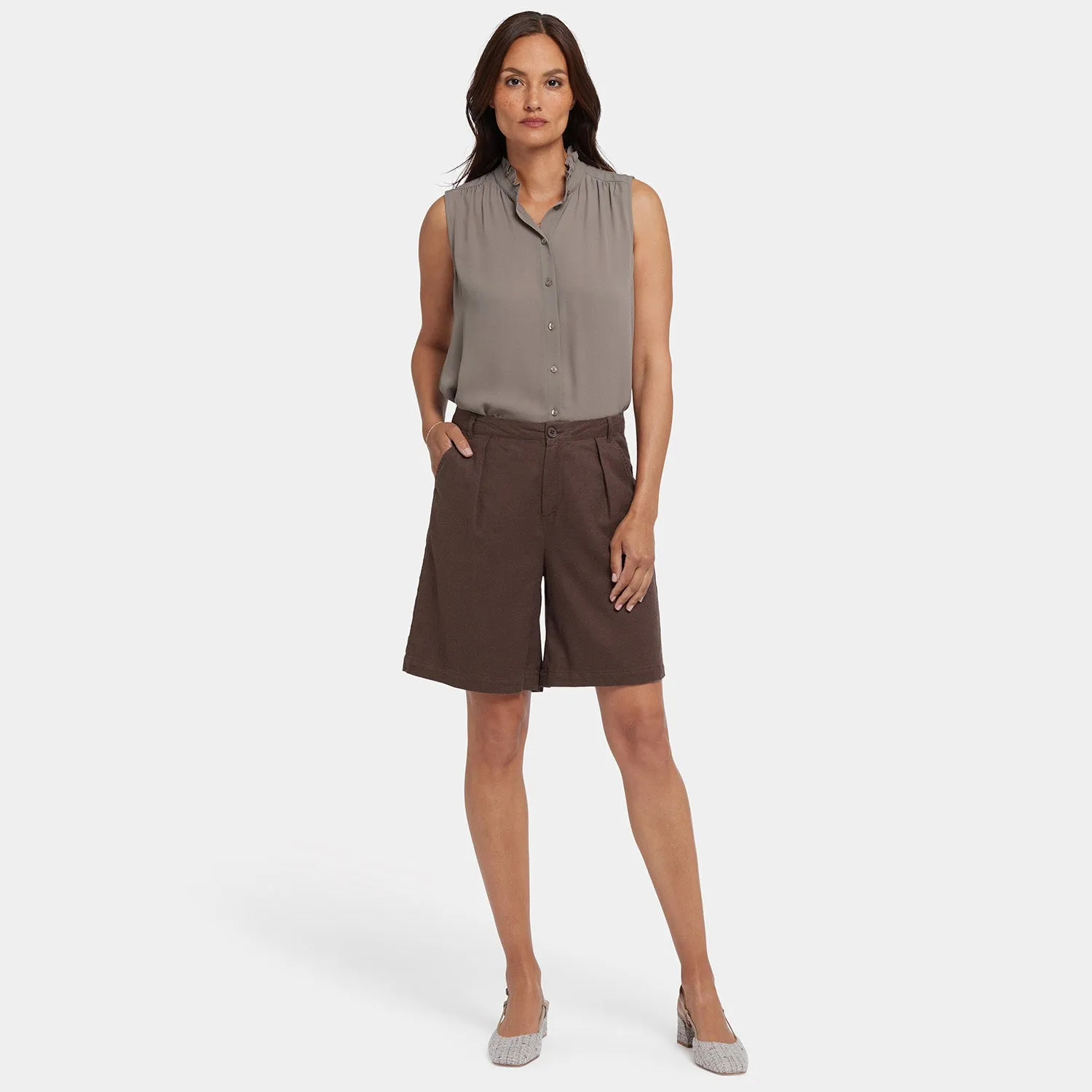 Relaxed Shorts  - Coffee Bean