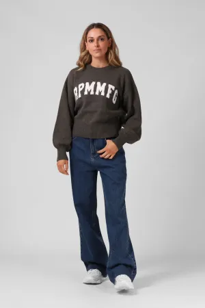 RPM Ayla Varsity Knit Khaki