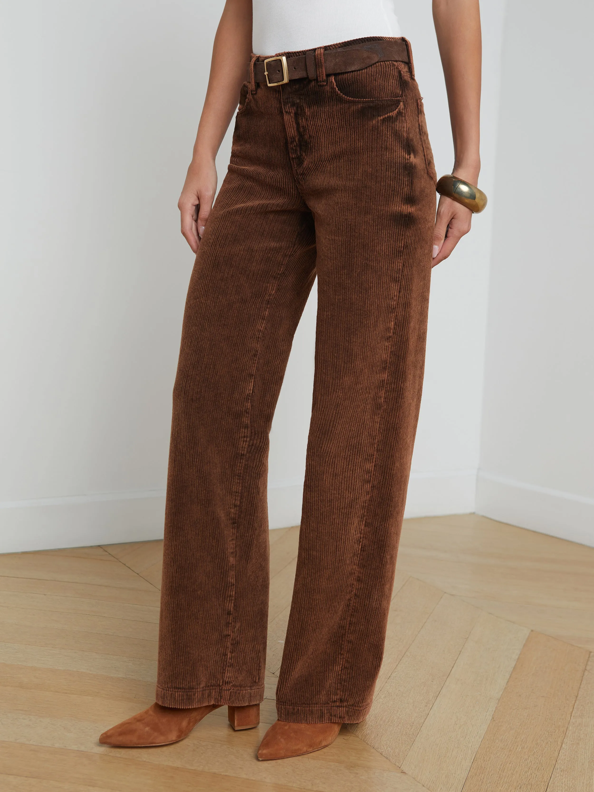 Scottie Corduroy Wide-Leg Jean