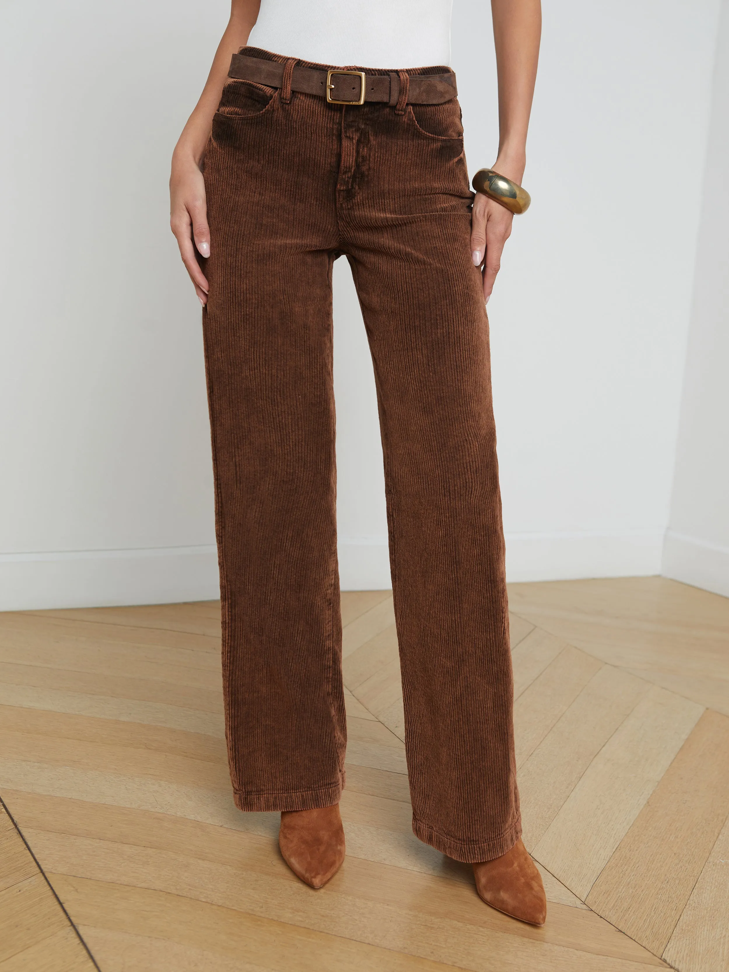 Scottie Corduroy Wide-Leg Jean