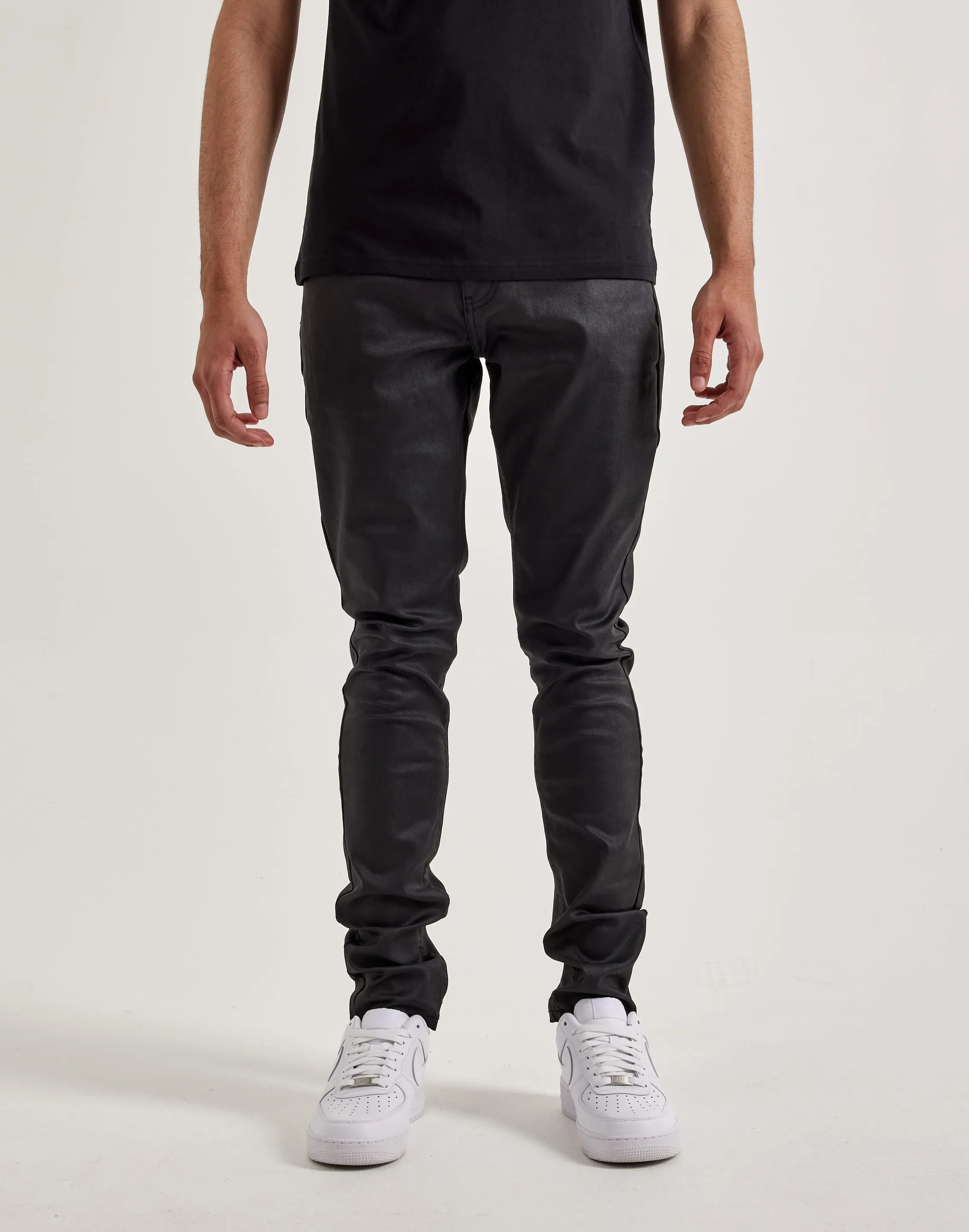 Serenede Caviar 7 Wax Coated Jeans