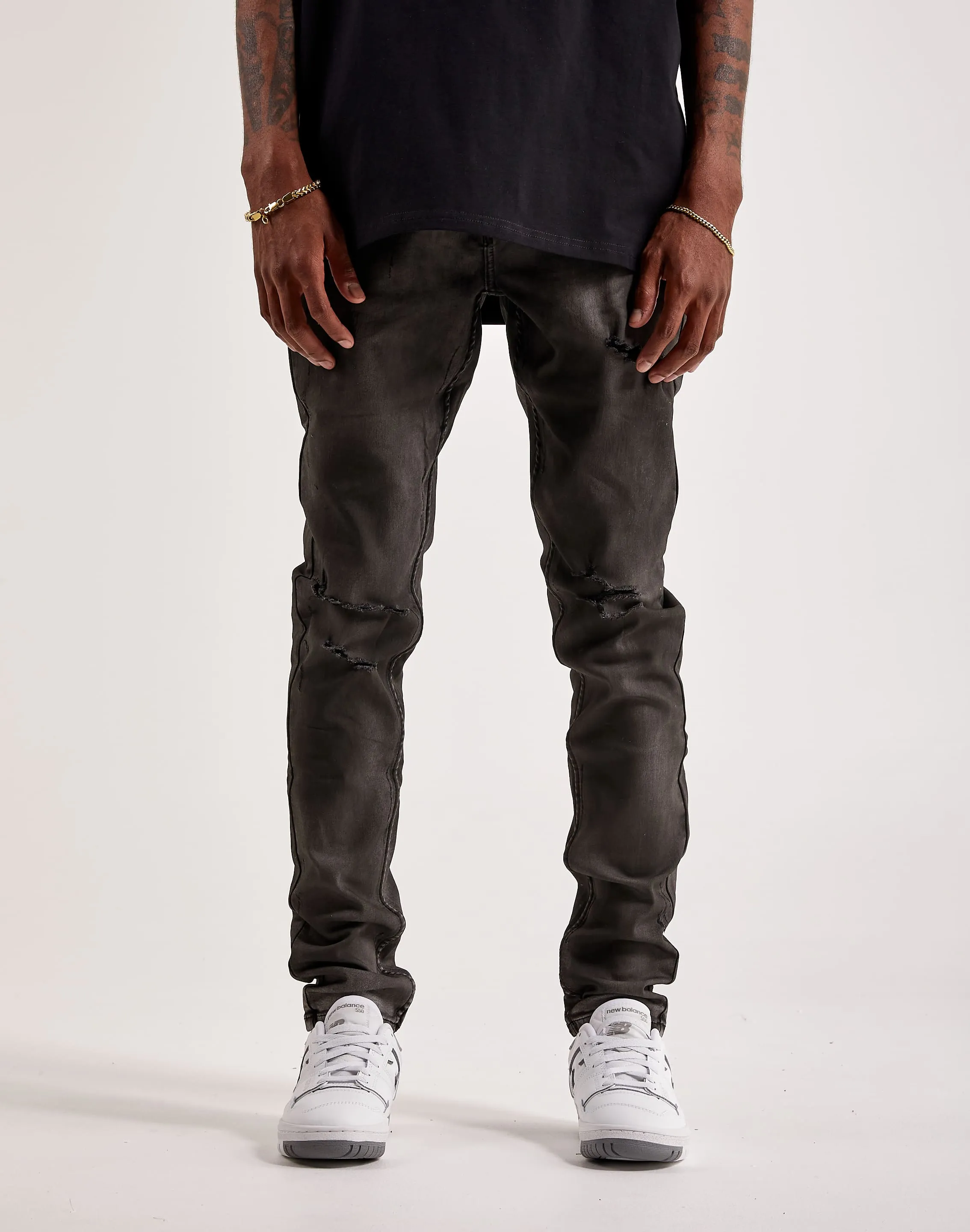 Serenede Coated Jeans